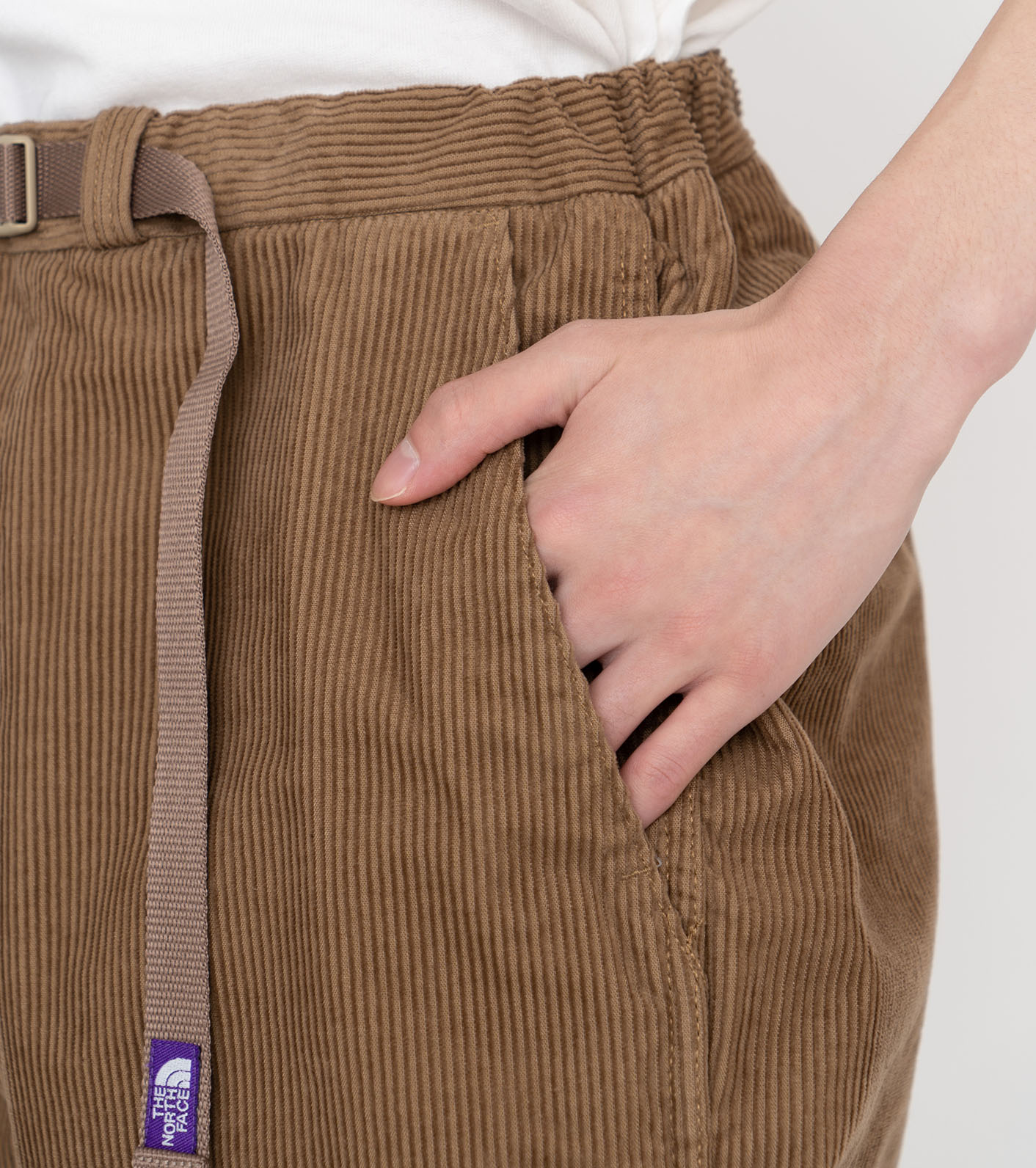 corduroy tapered pants