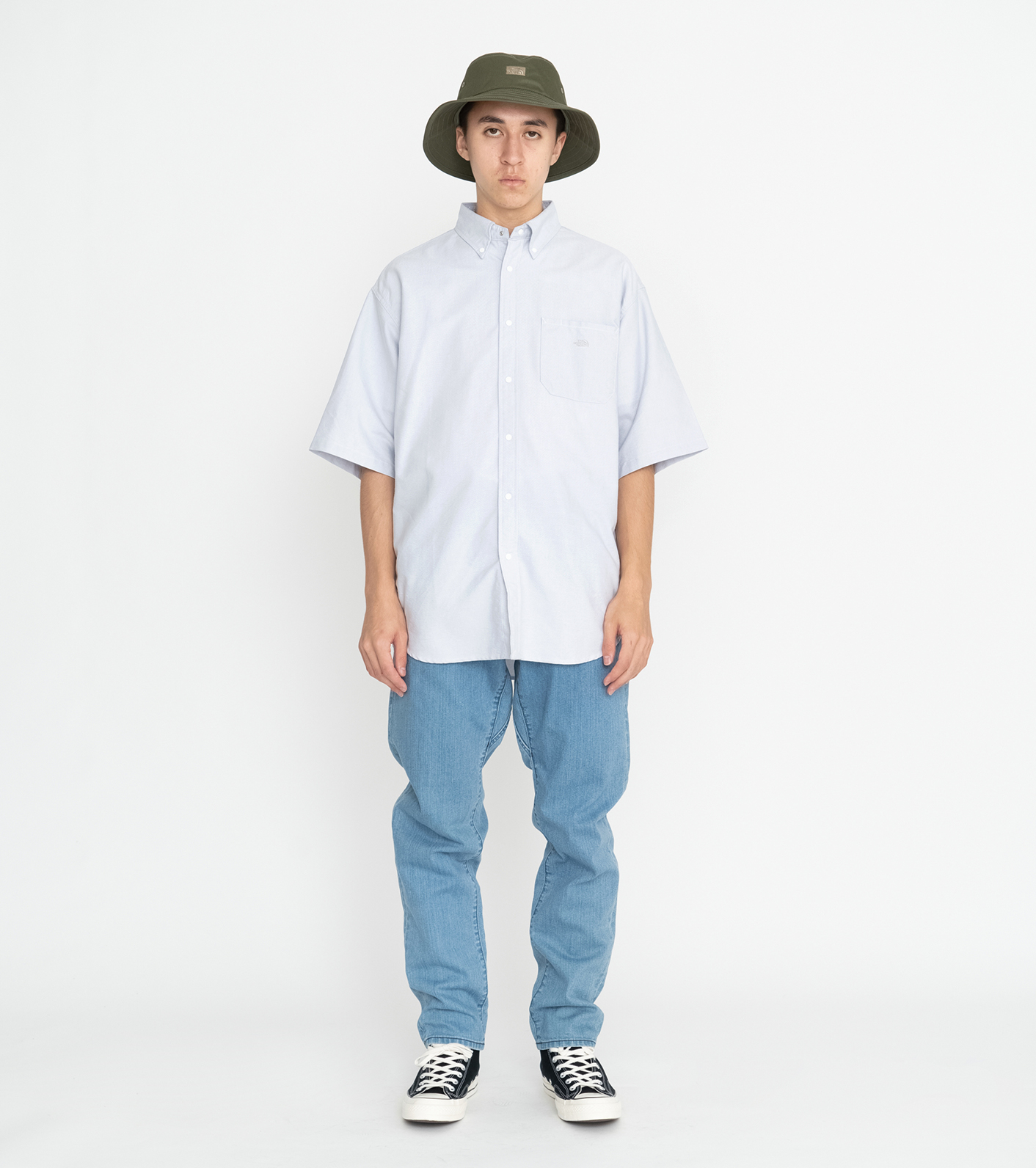 Cotton Polyester OX B.D. Big H/S Shirt
