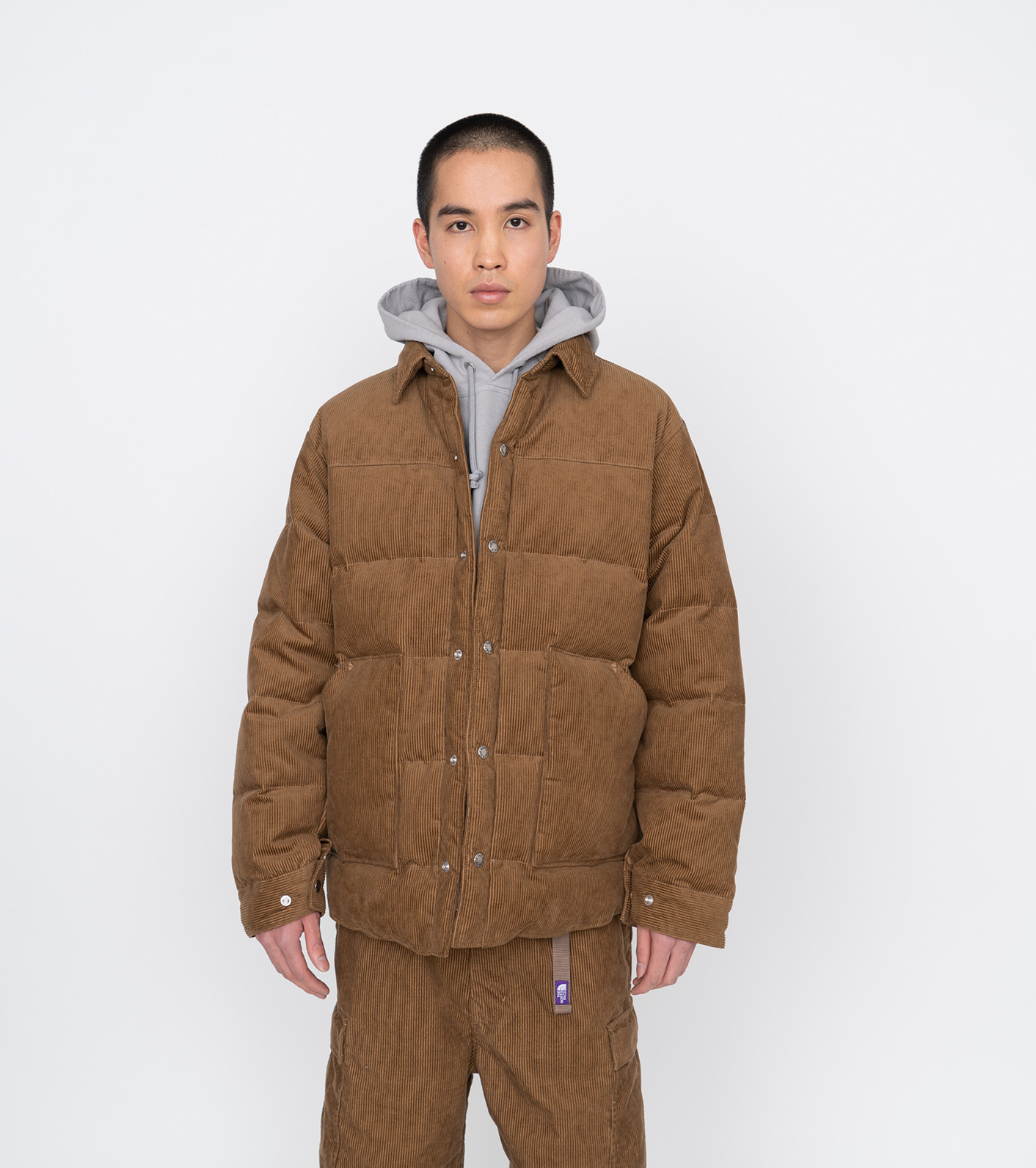 NORTH FACE PURPLE LABEL コーデュロイダウンシャツJK C diqualita.com.br