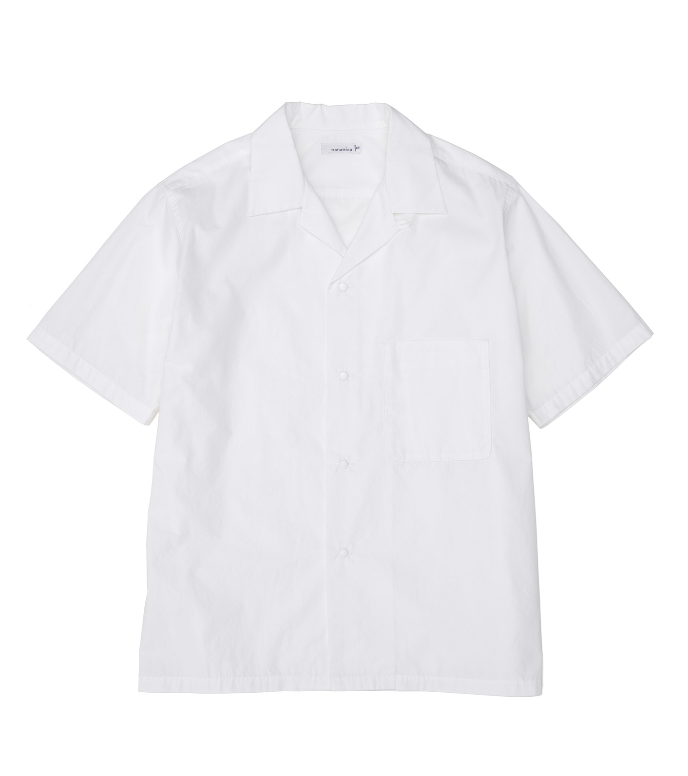 nanamica / Open Collar Wind H/S Shirt