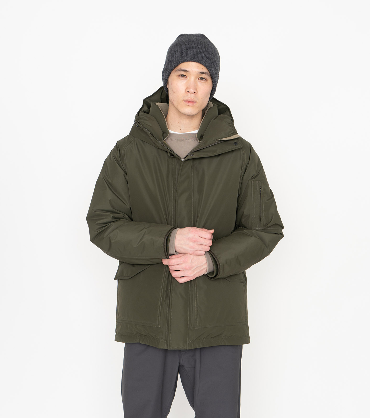 gore tex down coat