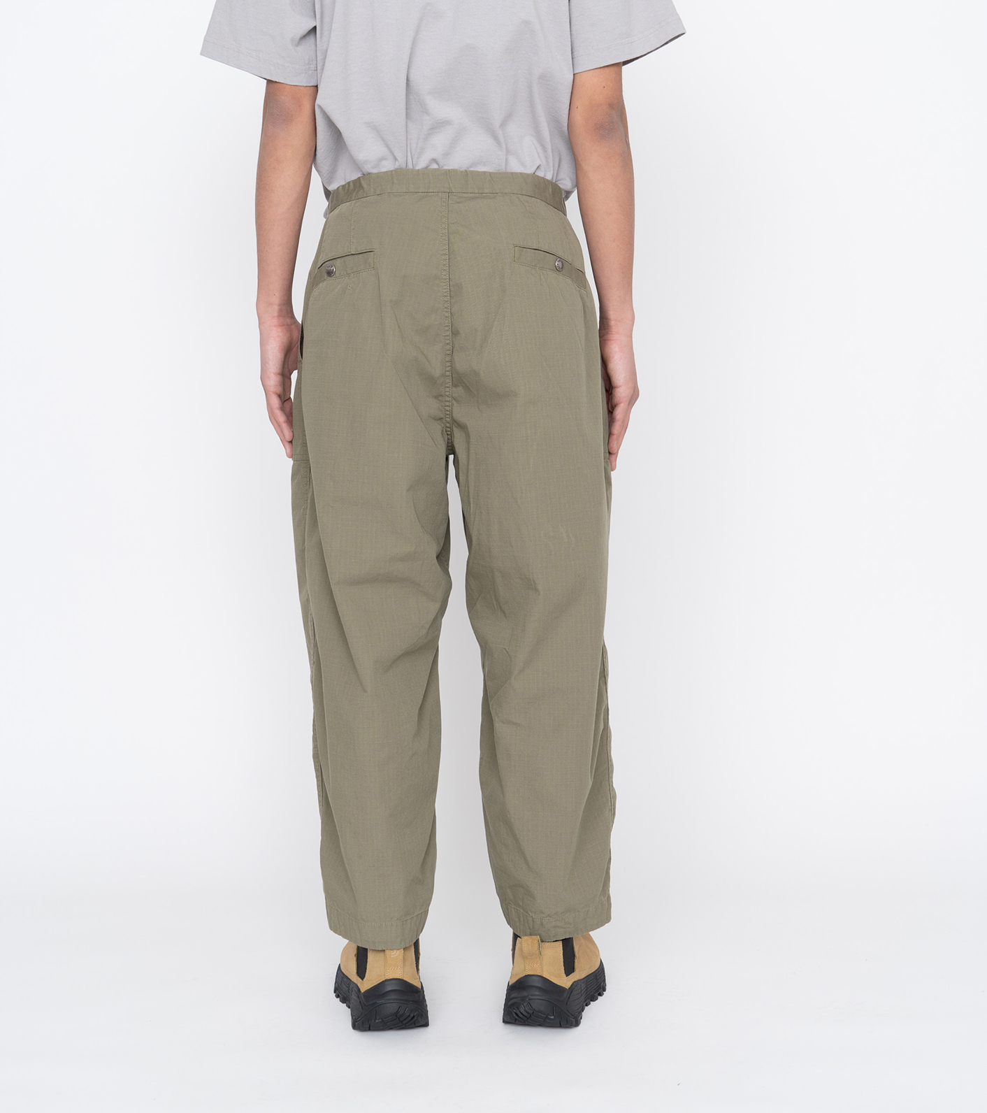 Ripstop wide cropped pants Clearance