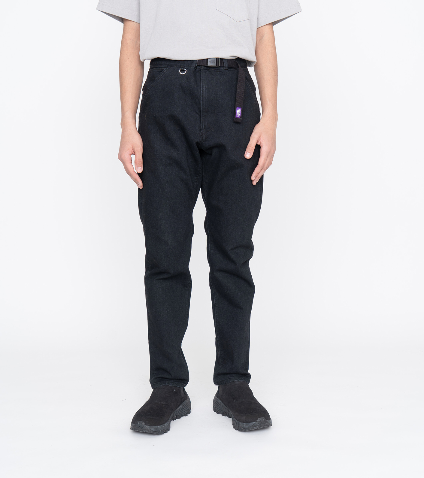 Webbing Belt Denim Pants