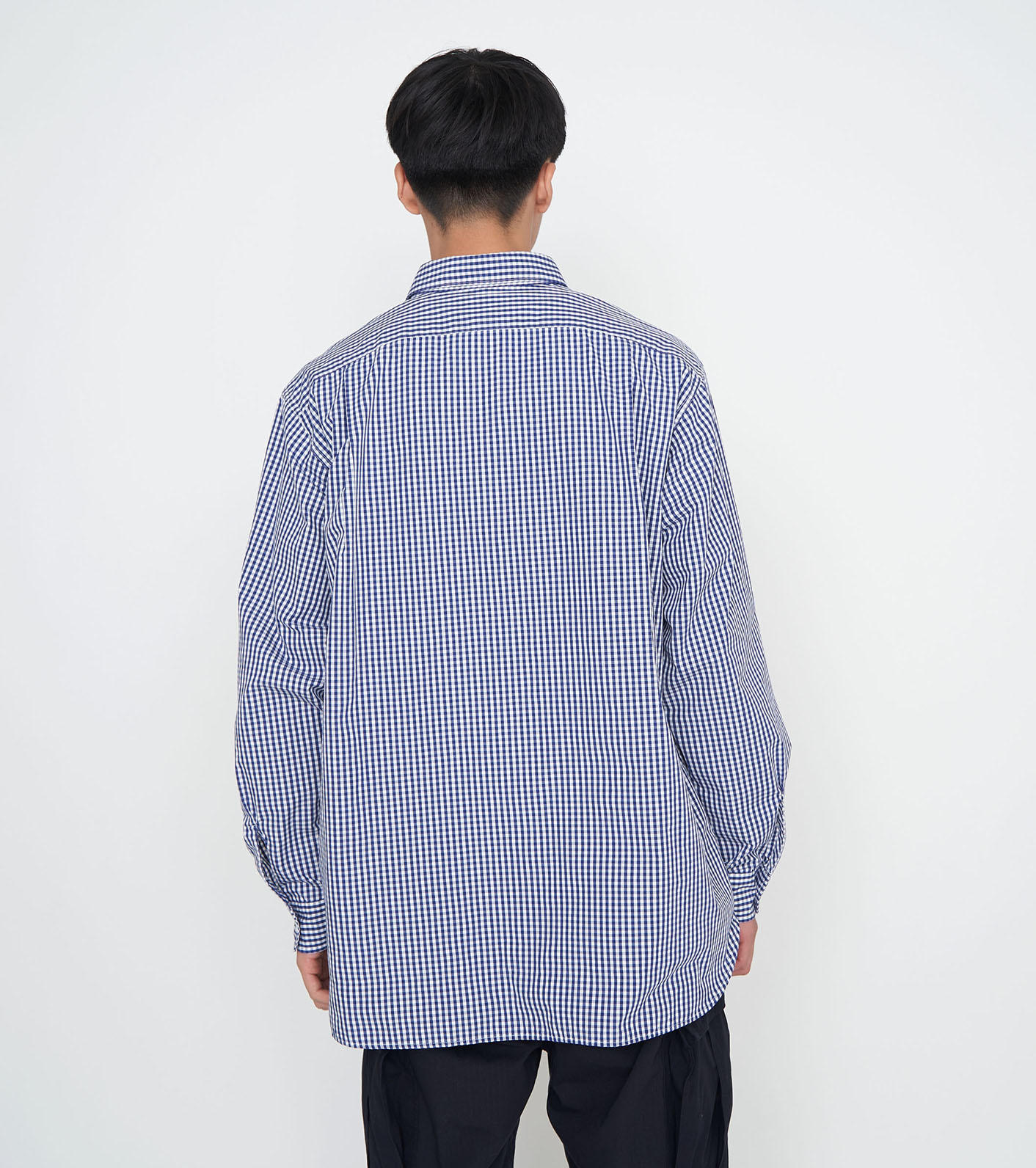 nanamica / Regular Collar Stripe Wind Shirt