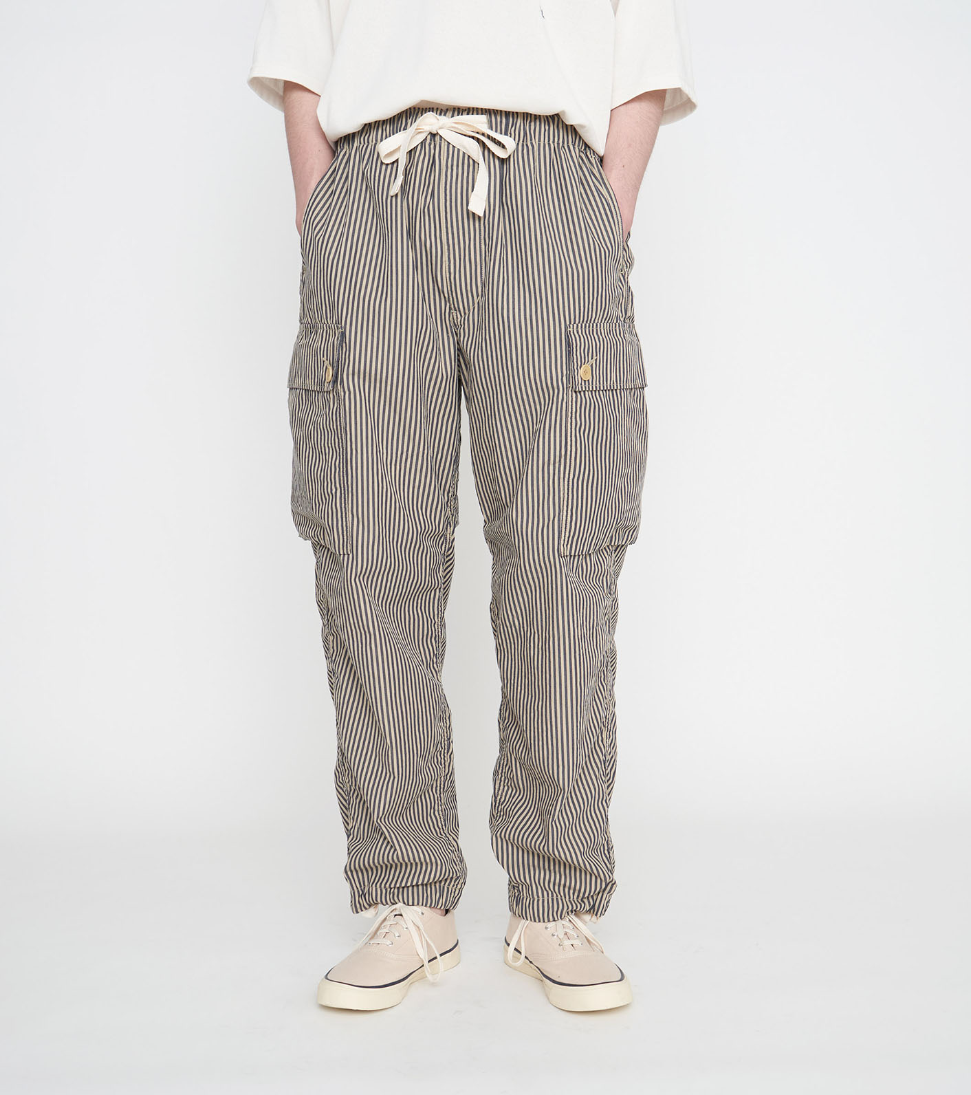 striped cargo pants