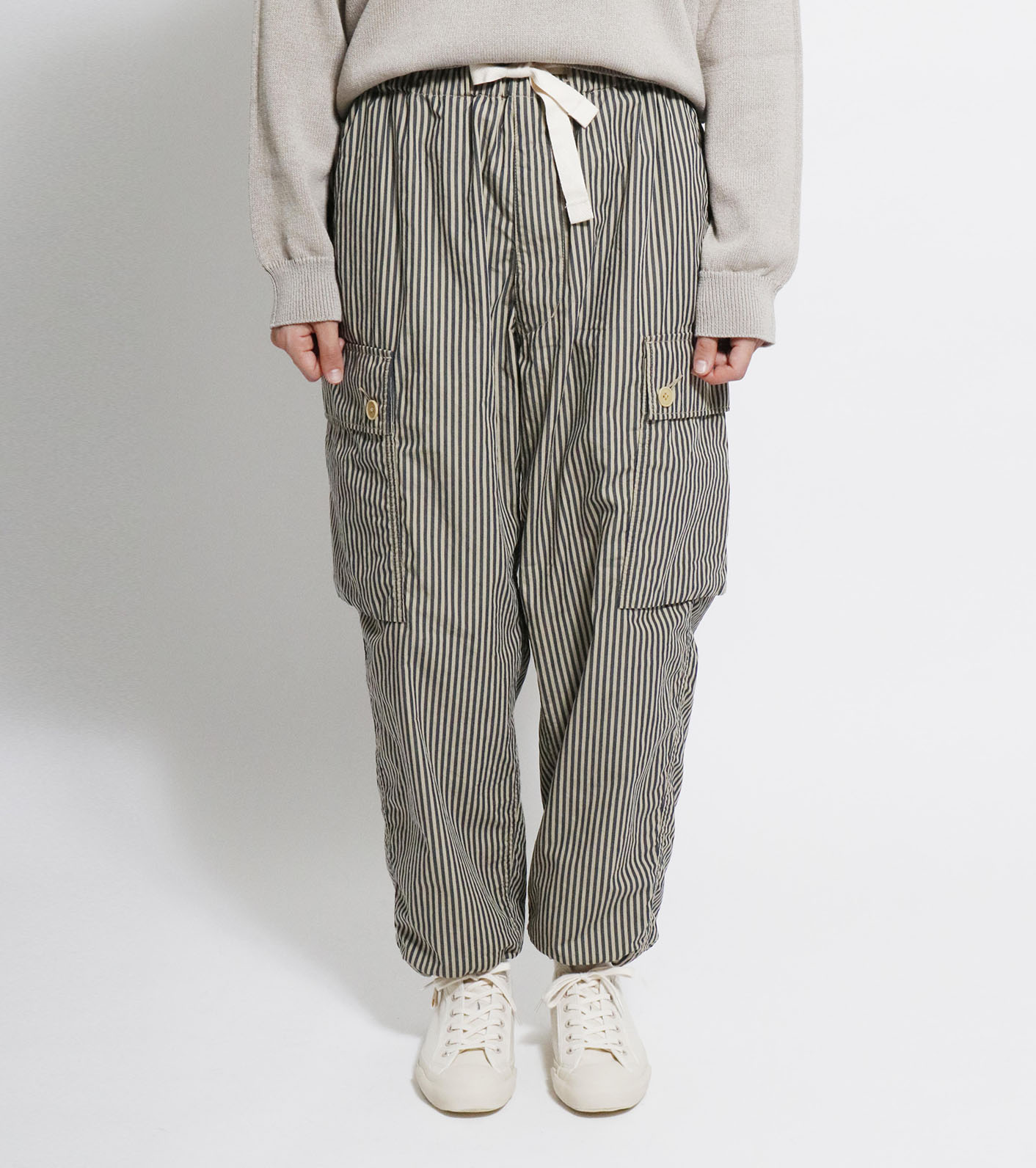 striped cargo pants
