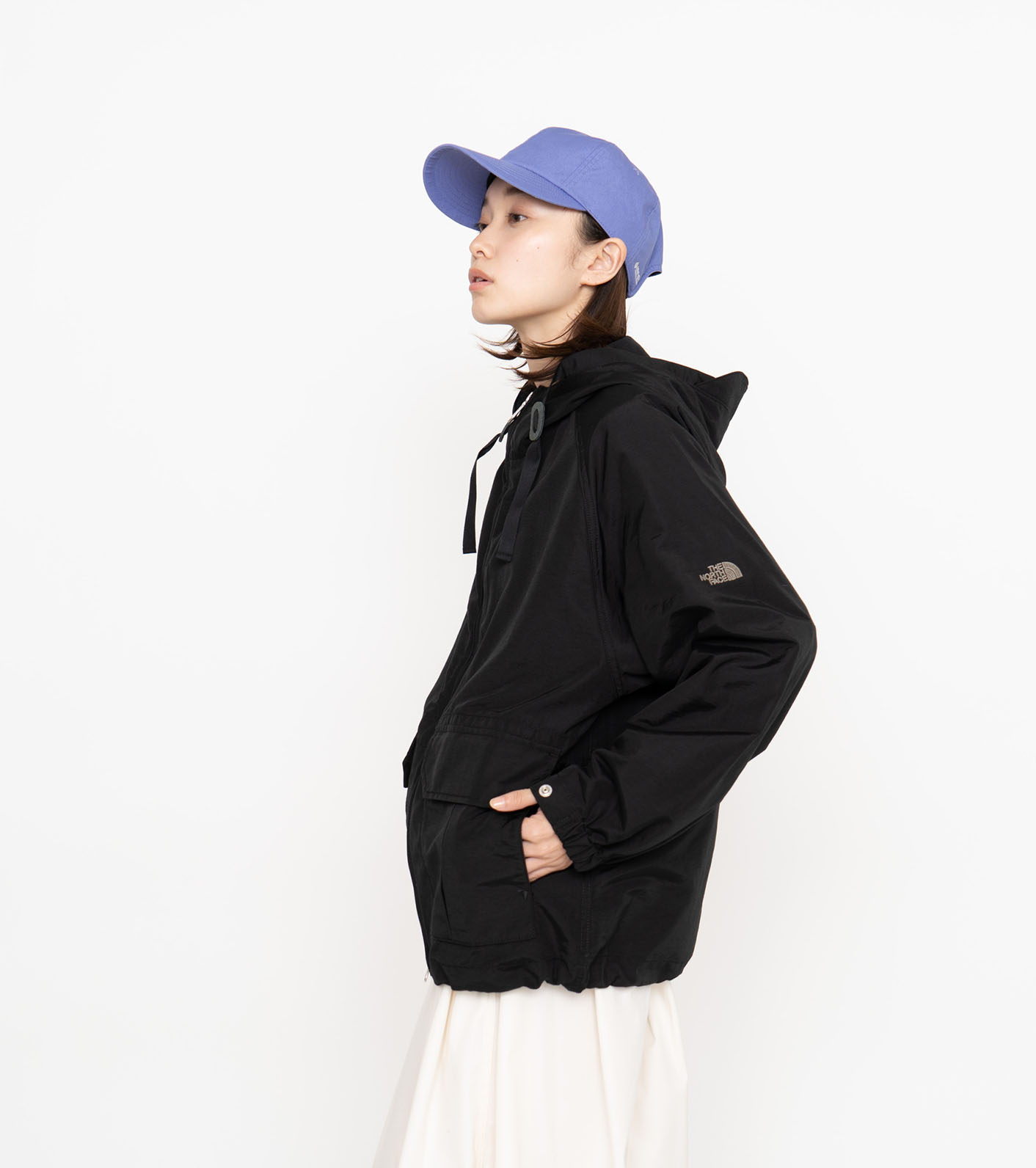 the north face purple label indigo mountain wind pullover