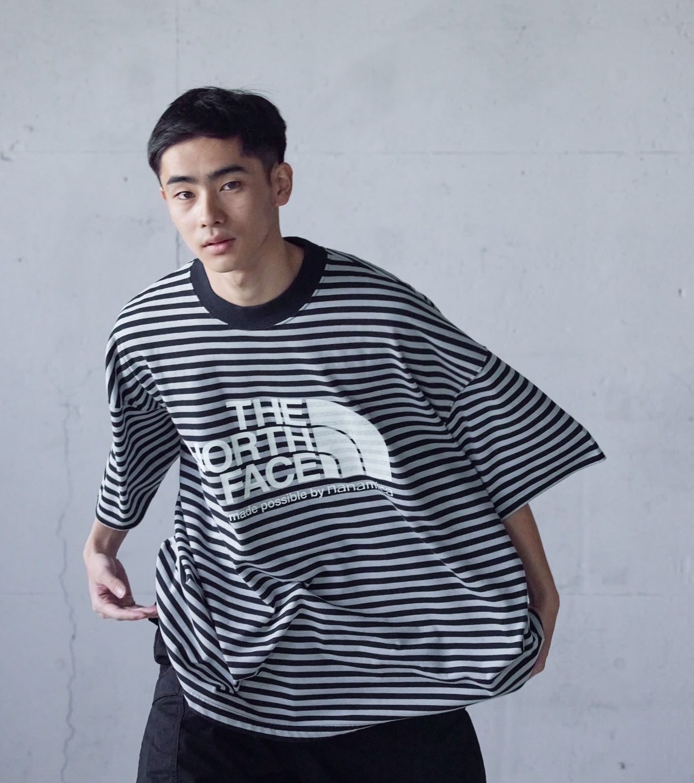 COOLMAX® St. Jersey Trail H/S Tee（紺・M) 