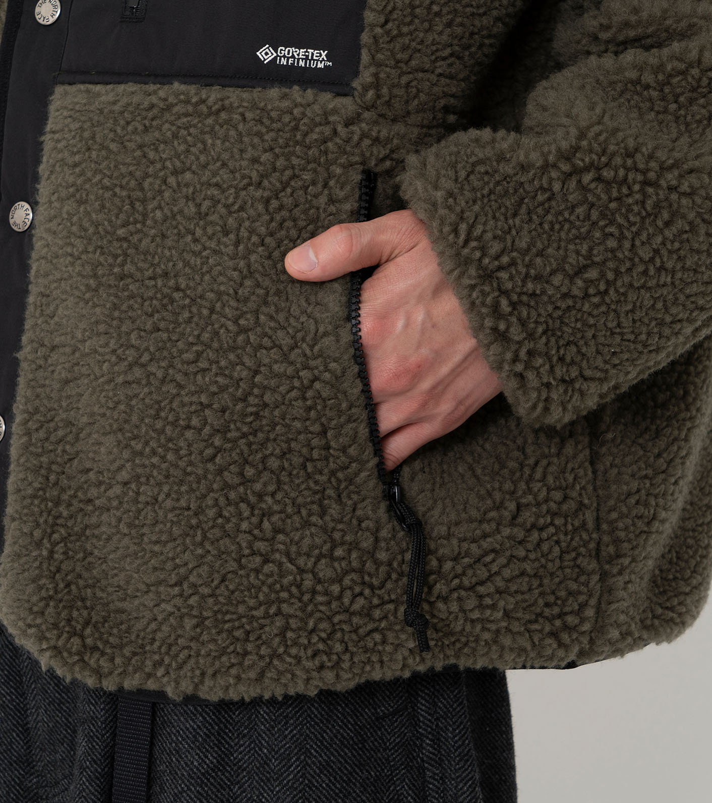 nanamica / Wool Boa Fleece Field Cardigan