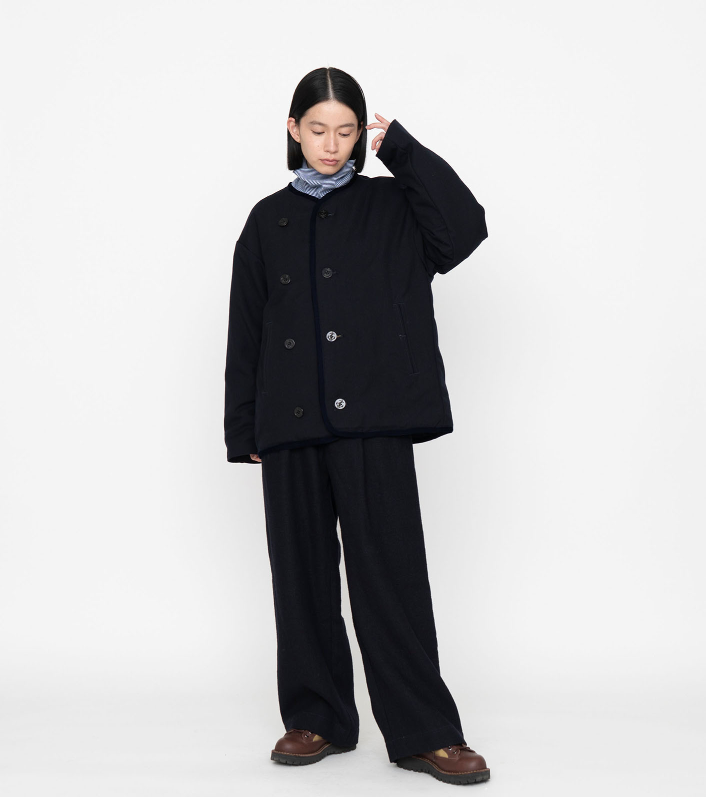 nanamica / Wool Down Cardigan