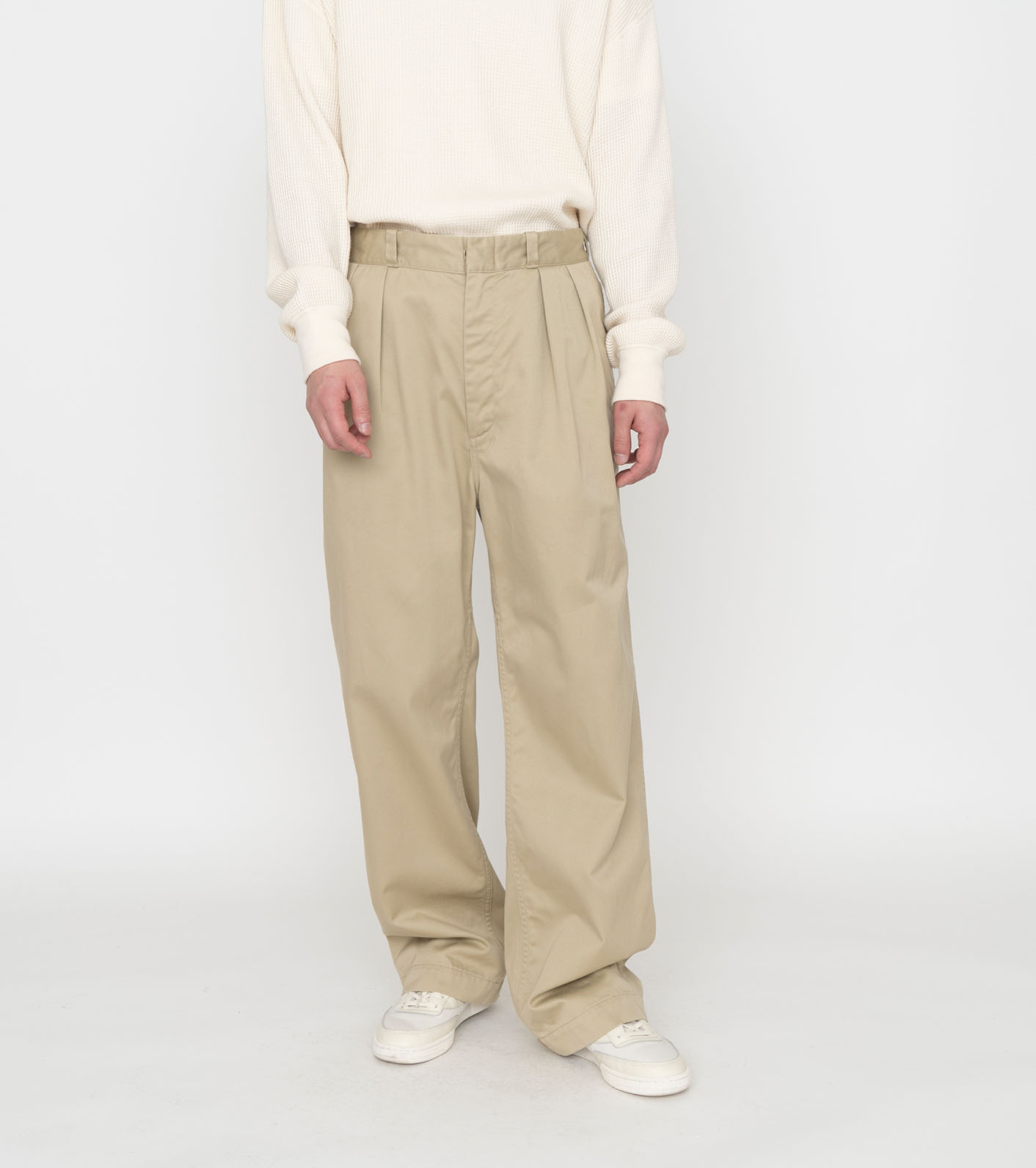 nanamica / Double Pleat Wide Chino Pants