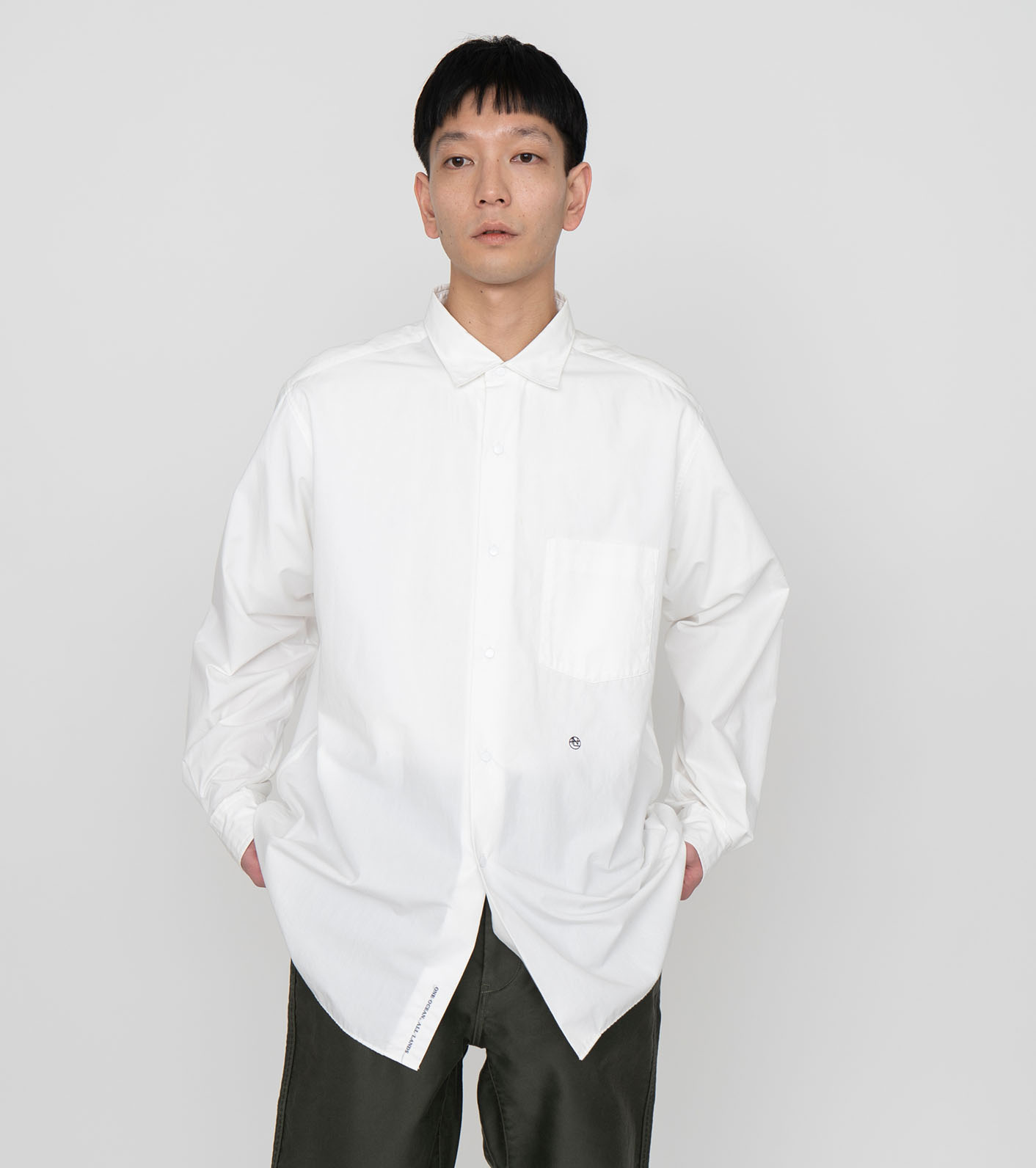 nanamica / Regular Collar Wind Shirt