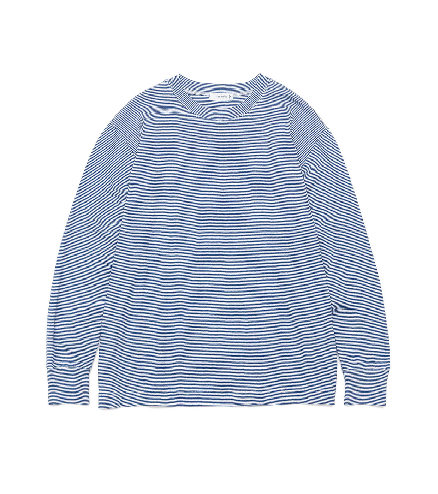 nanamica / Crew Neck L/S Stripe Tee