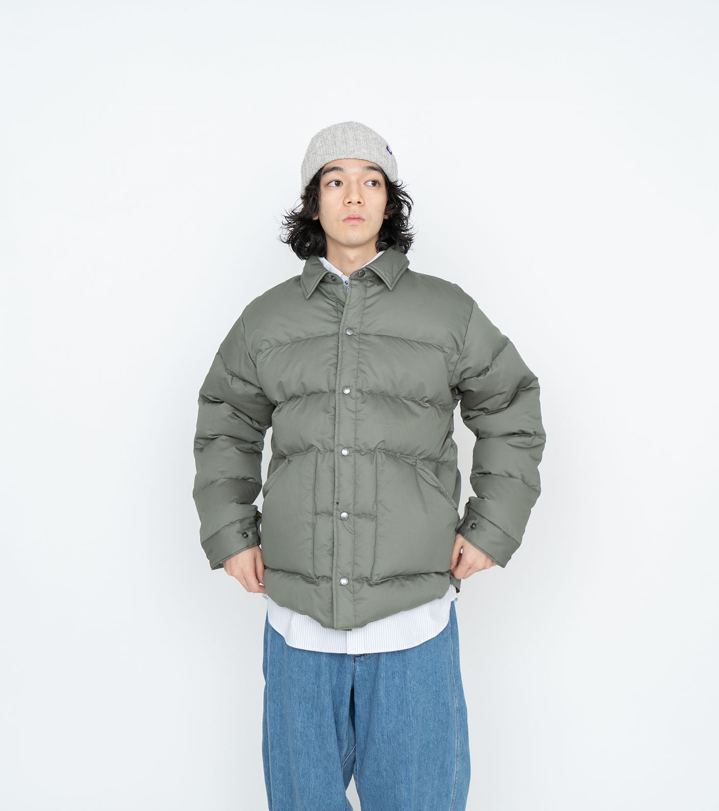 Lightweight Twill Mountain Down Shirt 
