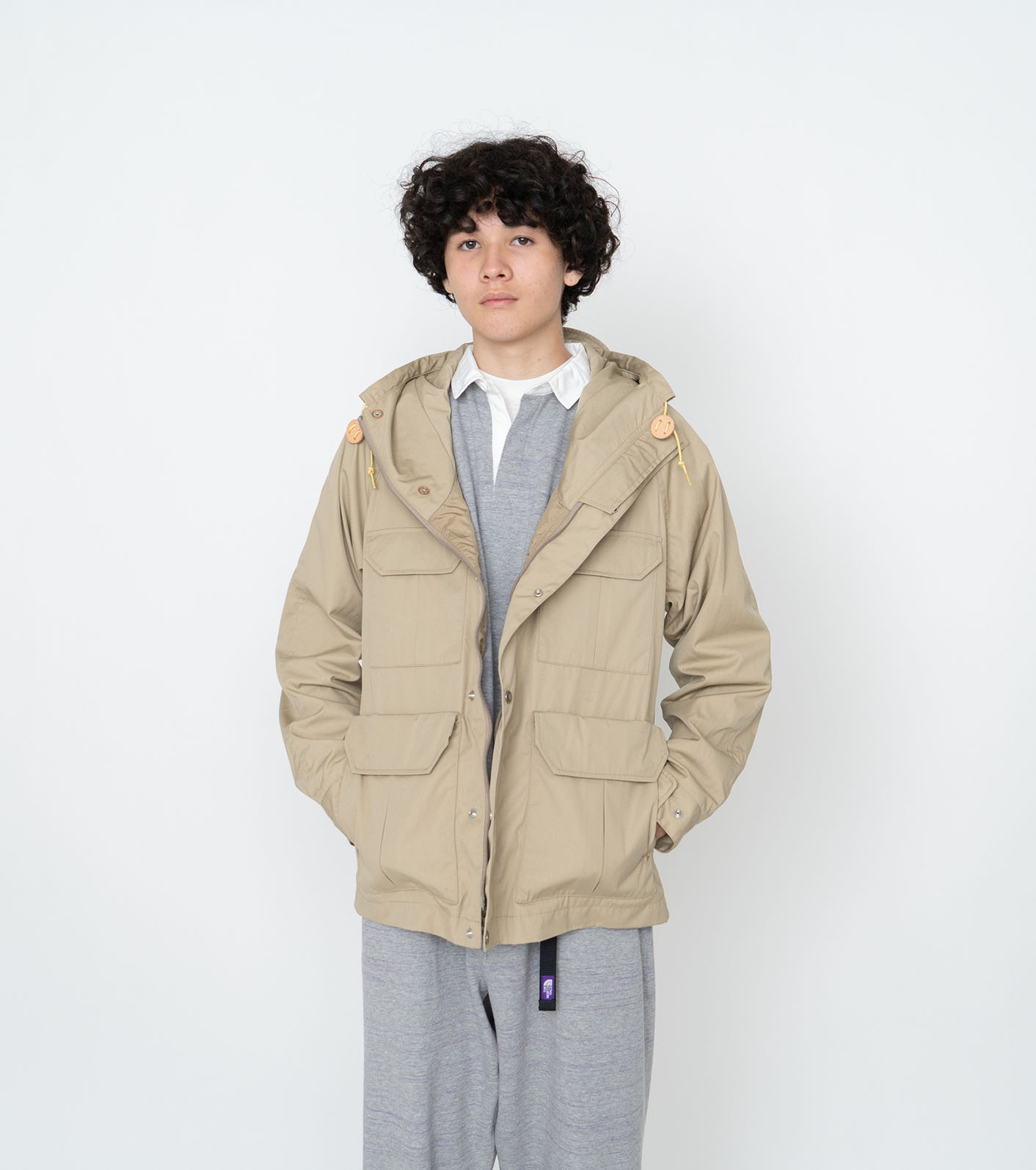 ノースフェイスパープルレーベル65/35マウンテンパーカー north face-