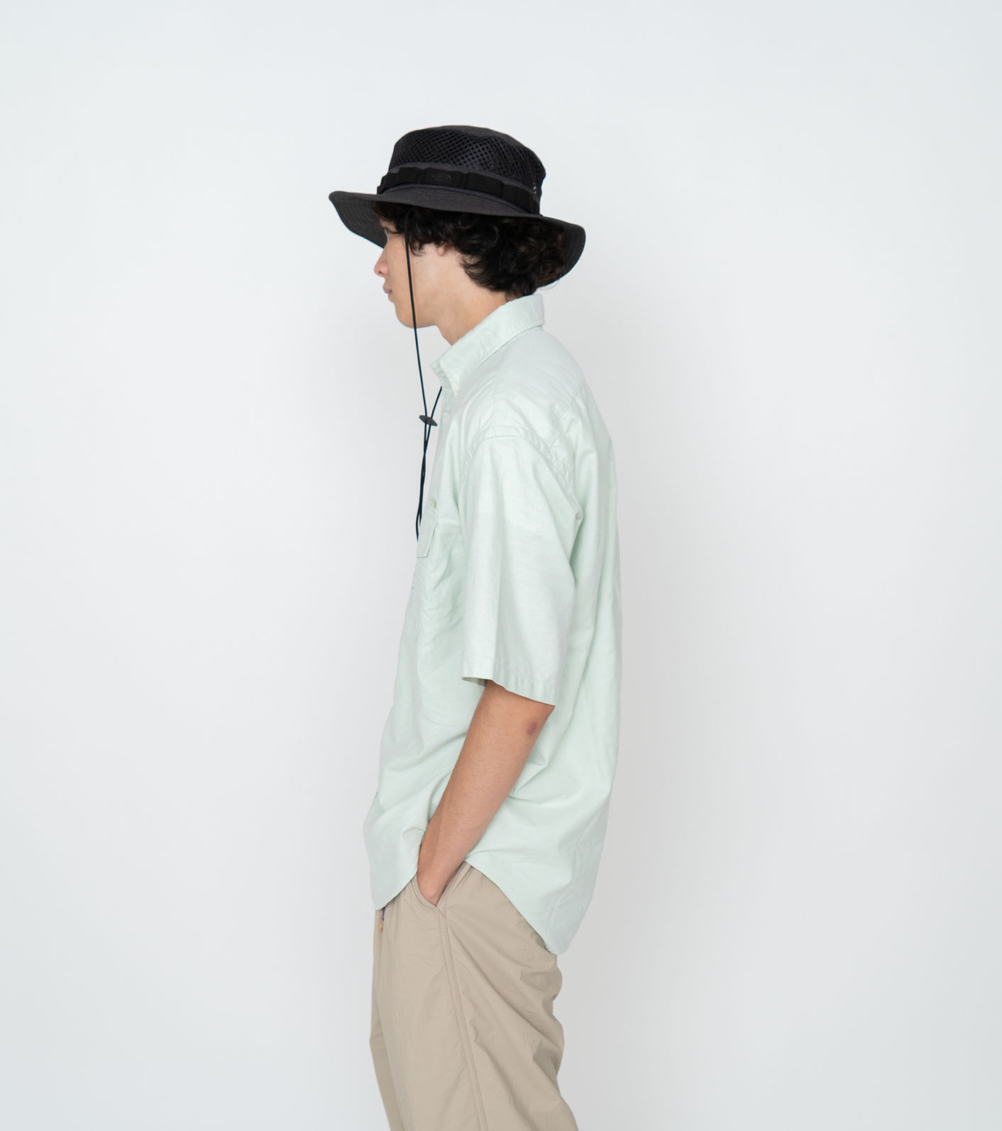 nanamica / Cotton Polyester OX B.D. H/S Shirt