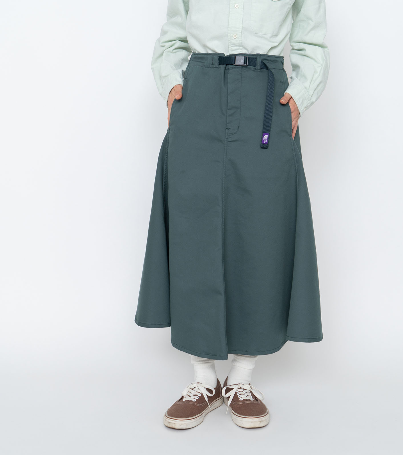 nanamica / Stretch Twill Flared Skirt