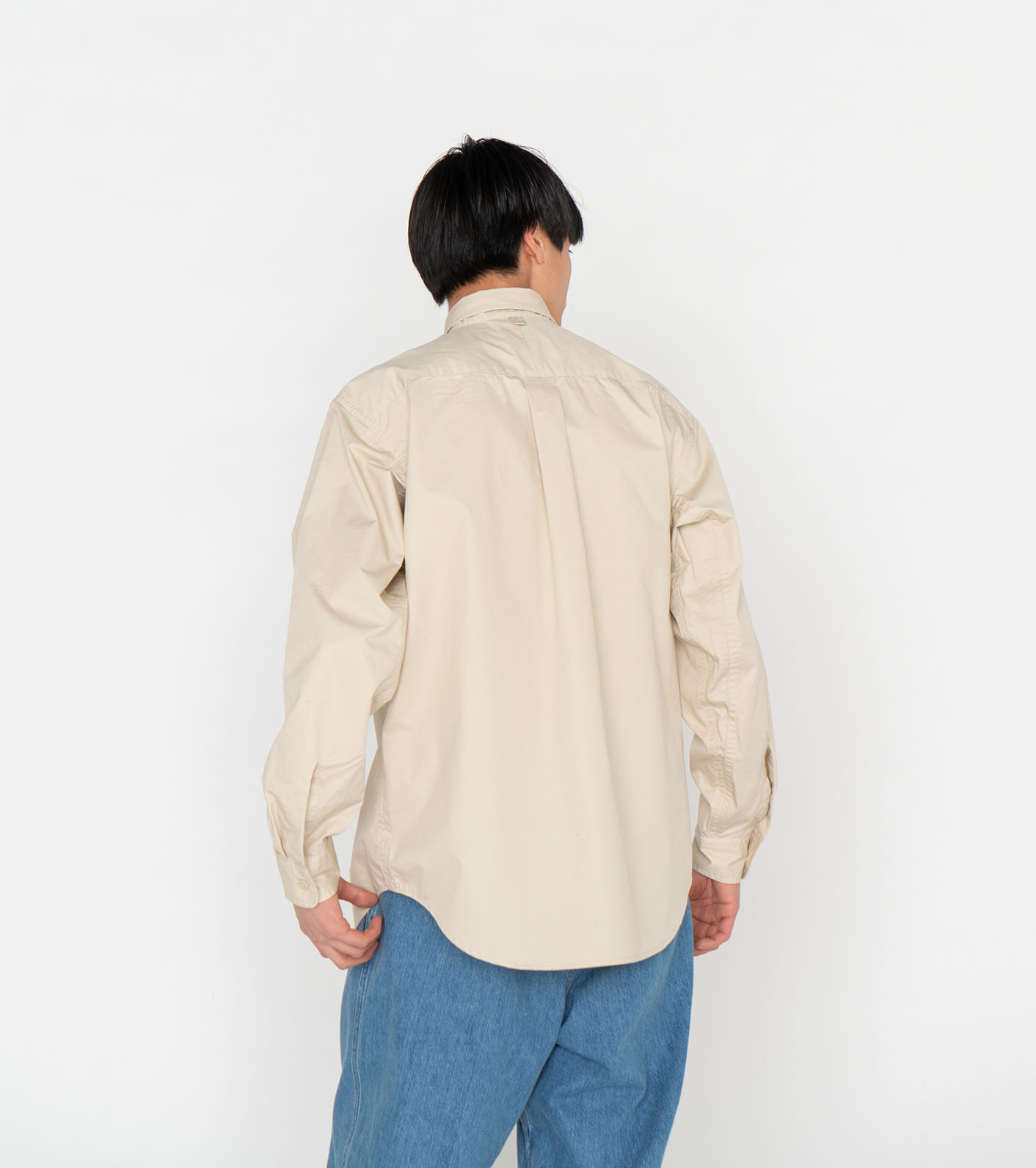 【美品】Dnn Dotnel ストラップシャツ ウール使用 ウールマーク 日本製