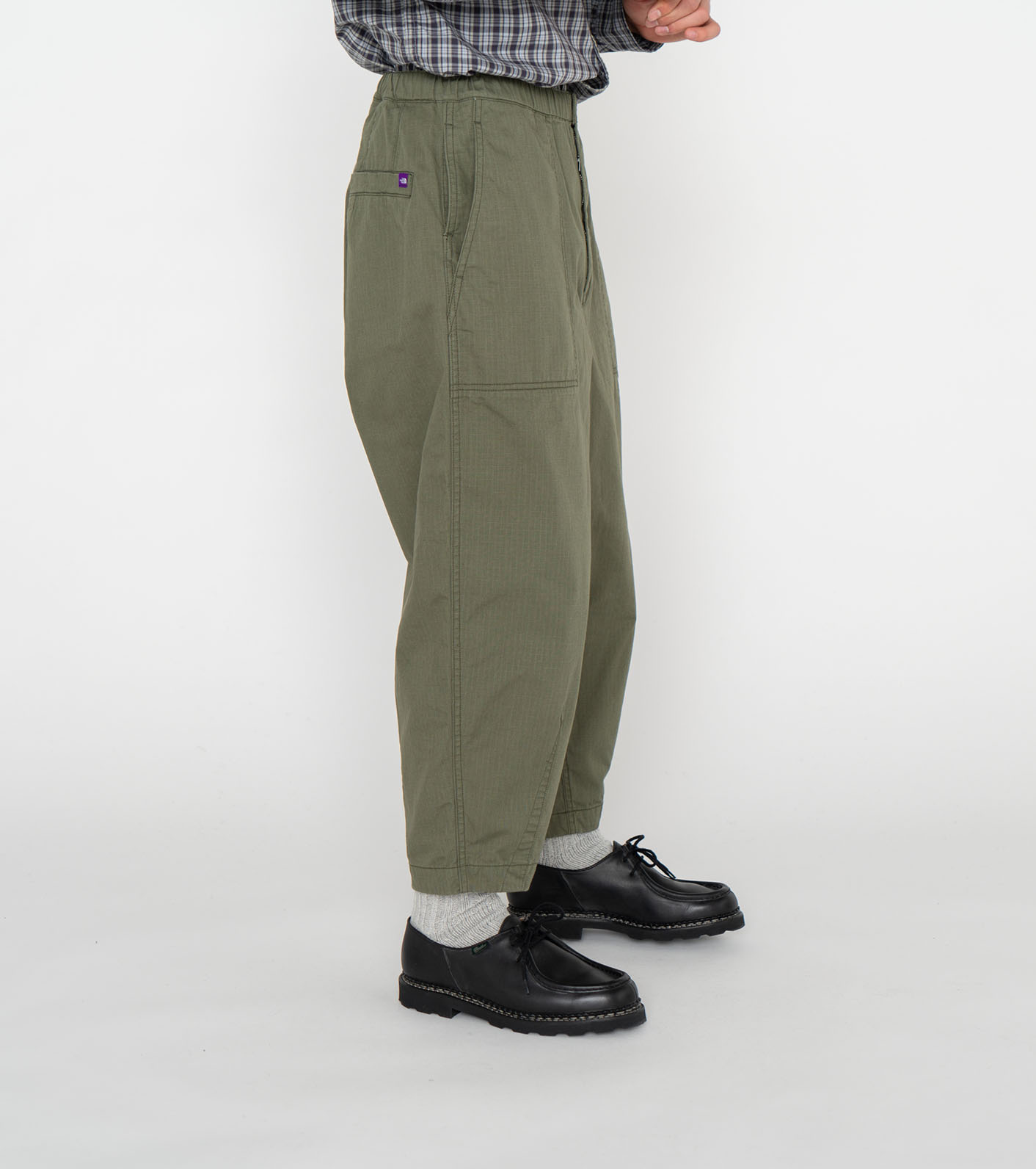 パープルレーベル Ripstop Wide Cropped Pants