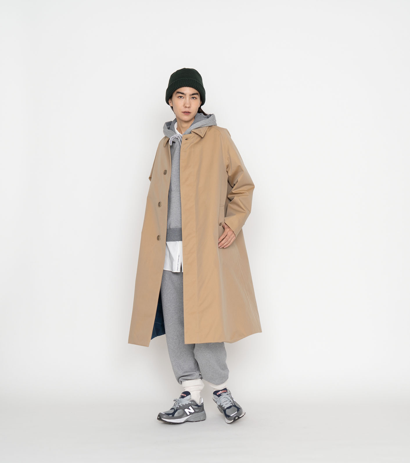 こちらの色はネイビーでしょうかnanamica Balmacaan Coatバルマカンコート23aw ナナミカ