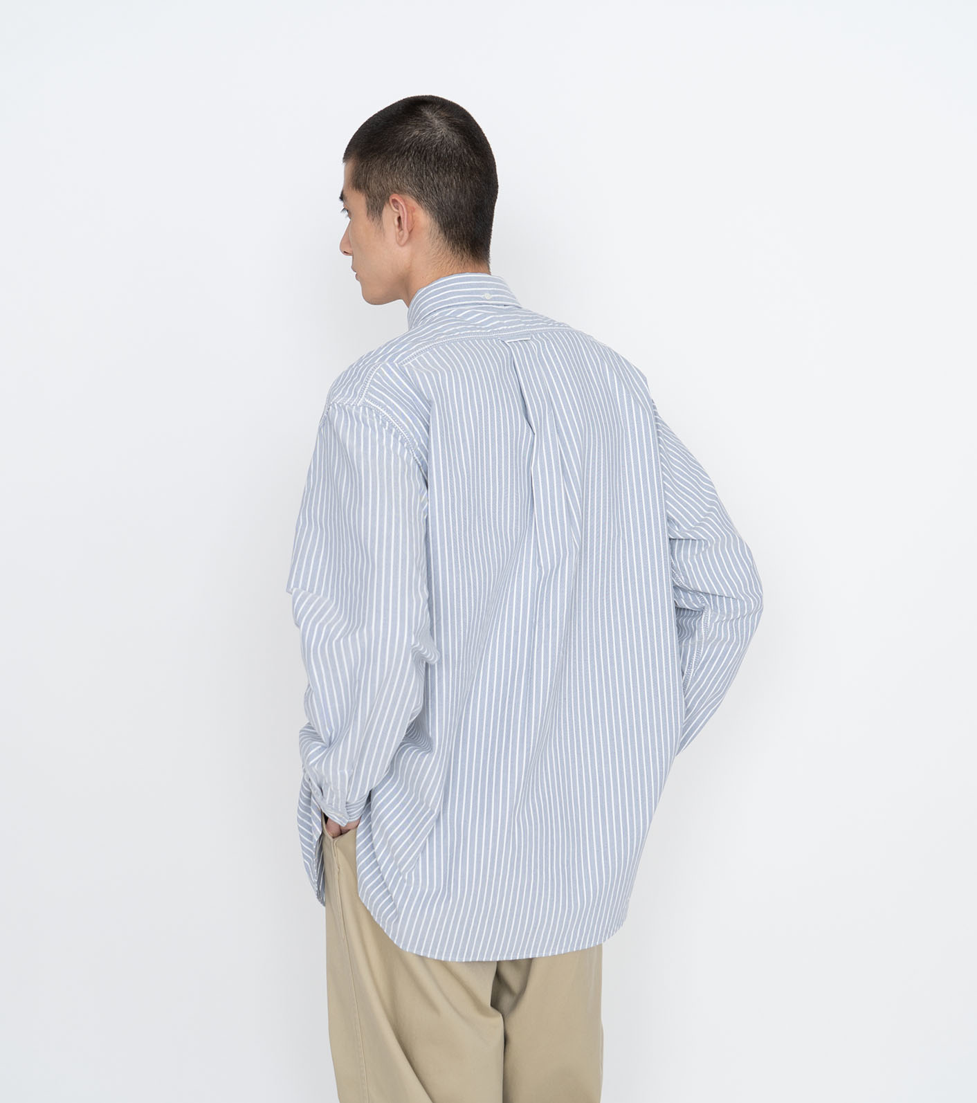 nanamica / Button Down Stripe Wind Shirt