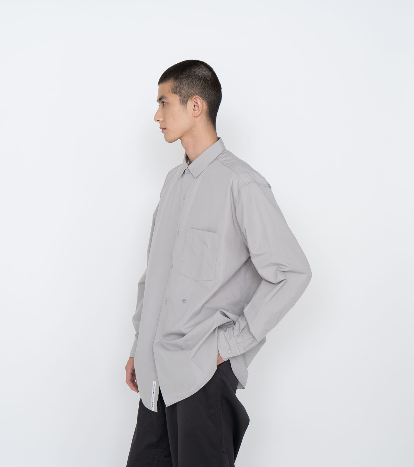 新品 nanamica Regular Collar Wind Shirt XL