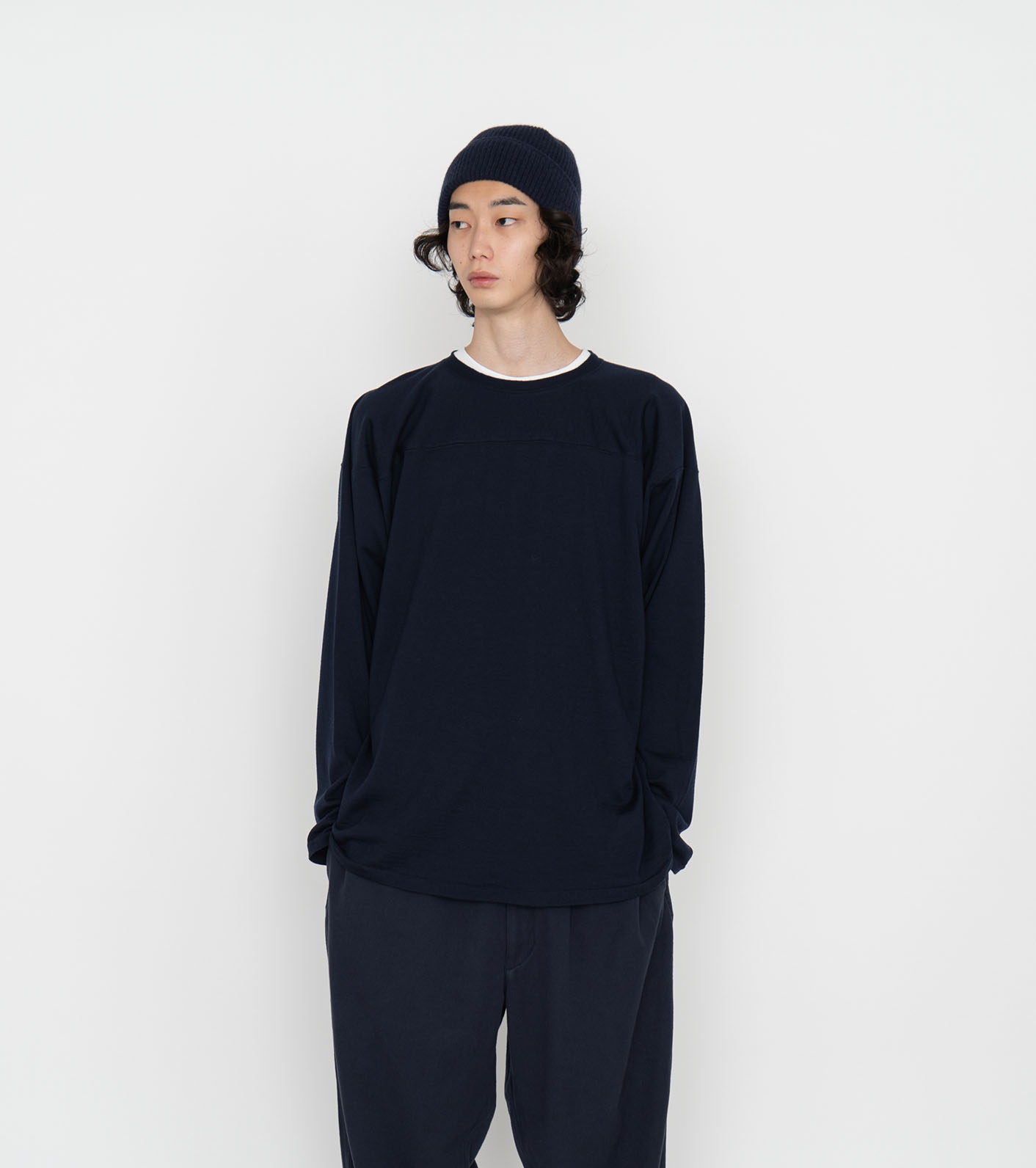 nanamica / Merino Wool Football Shirt