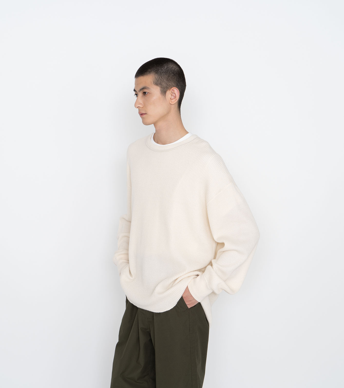 nanamica / Crew Neck L/S Thermal Tee