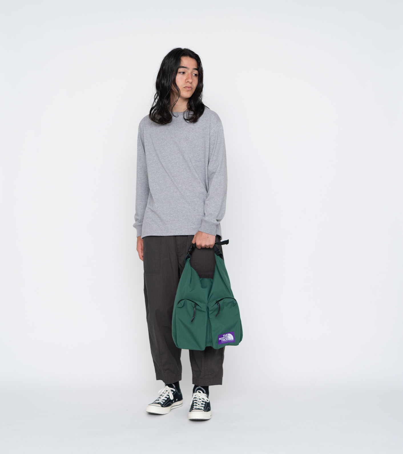 North face store purple label tote