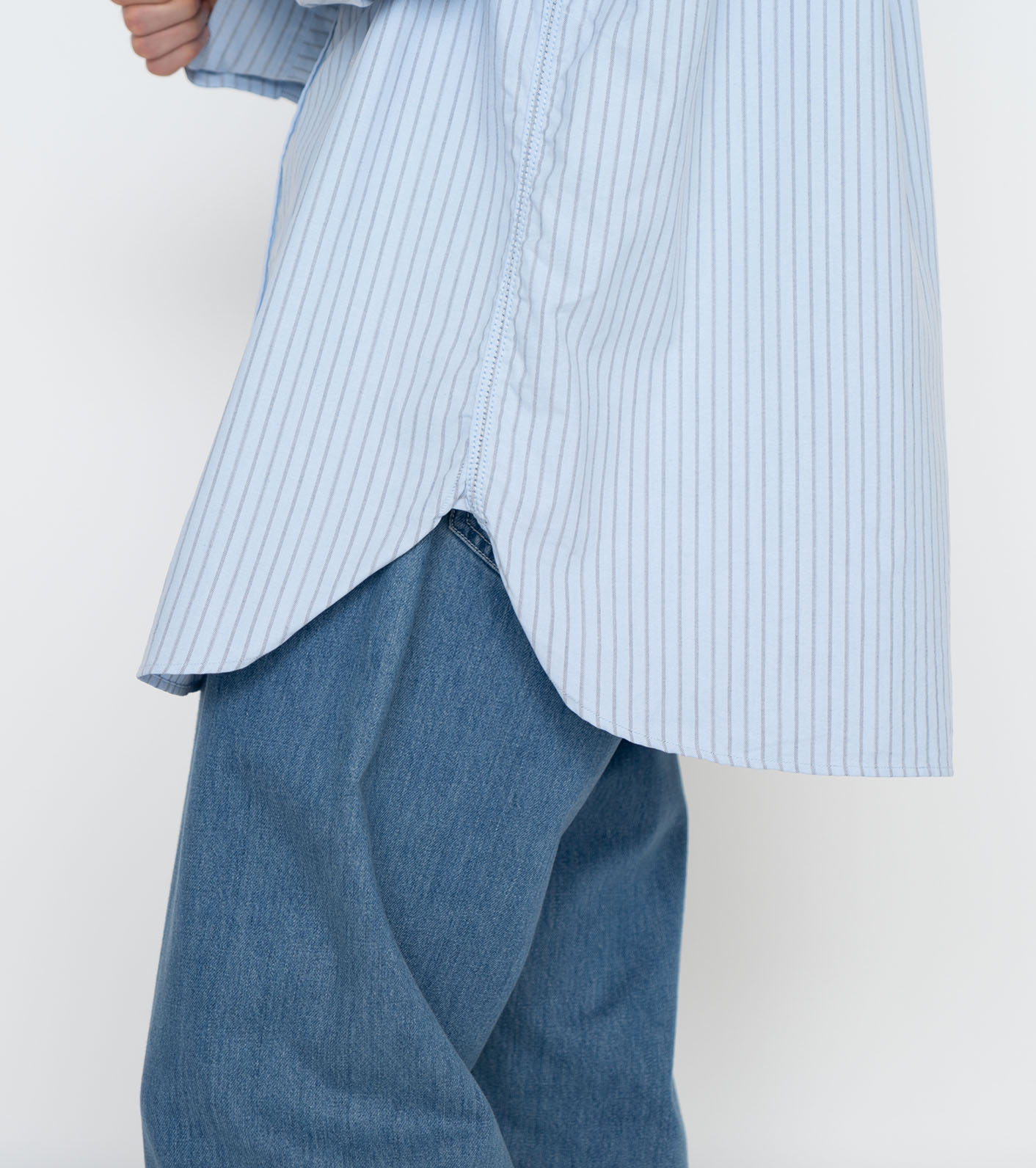 nanamica / Button Down Stripe Wind Shirt