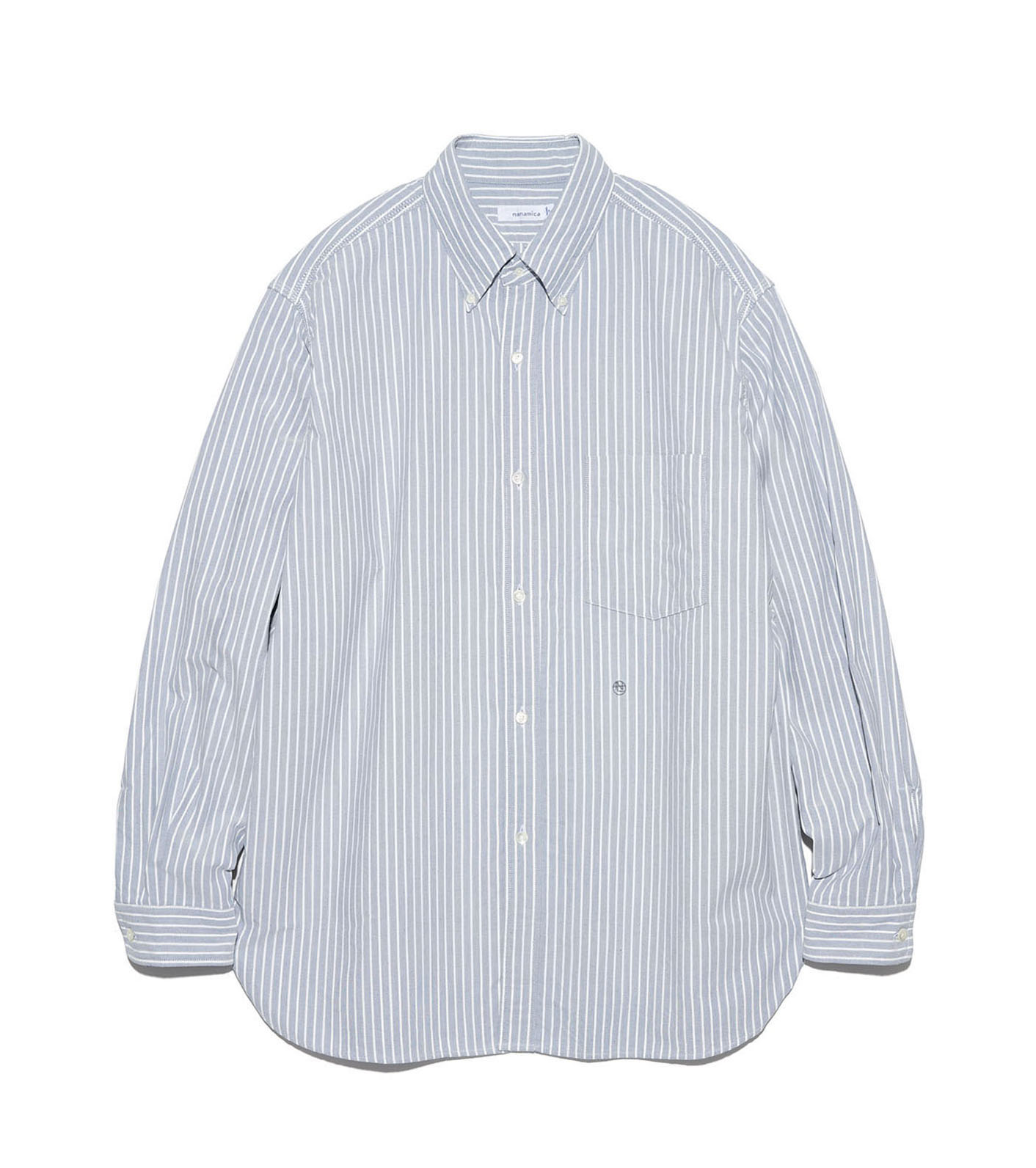 ButtonDown Stripe WindShirt  xs nanamica