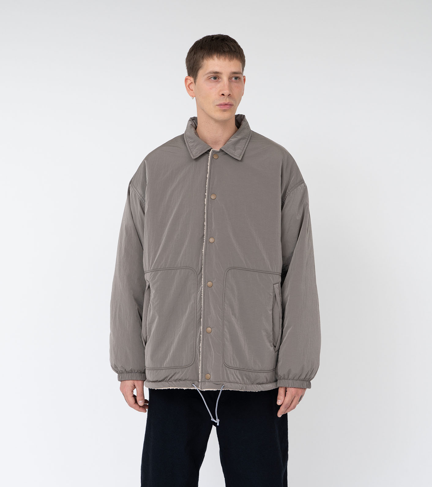 ノーティカ新品美品終売！ウィンドブレーカリバーシブルフード付き  