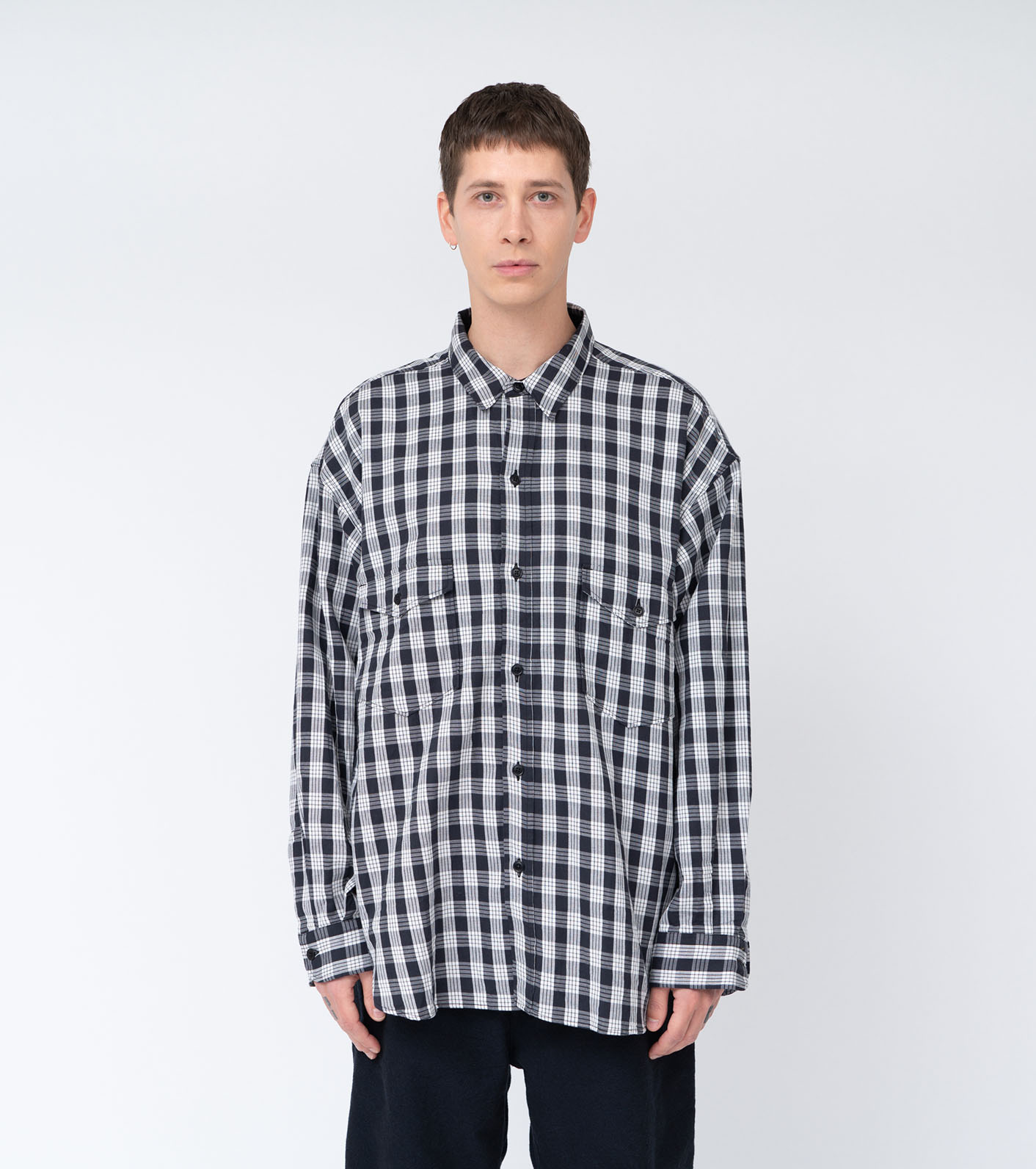 nanamica DECK SHIRT デッキシャツ L SUGF294 シャツ