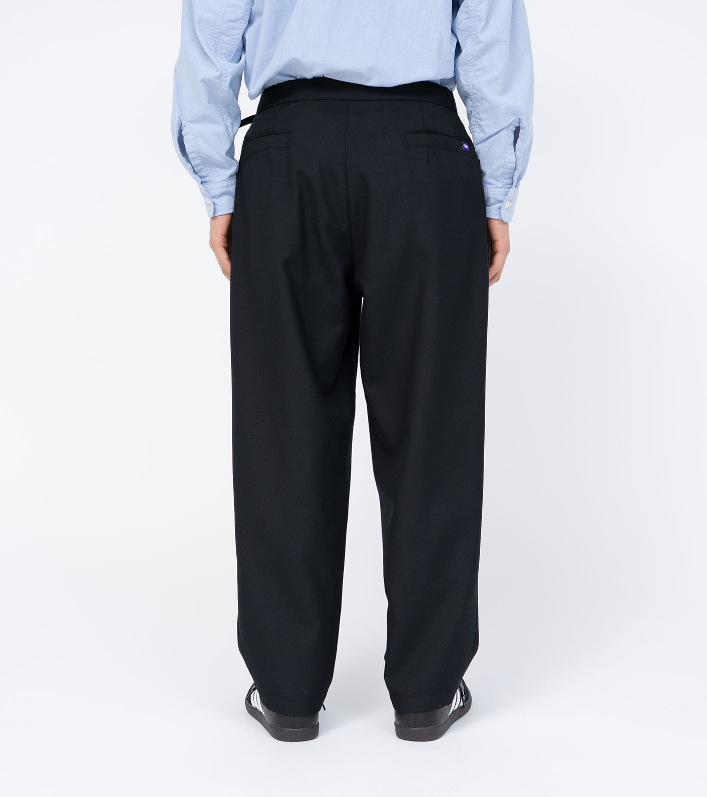 ザノースフェイス パープルレーベル オックスフォード タックフィールドパンツ nanamica / Polyester Wool Oxford Wide Tapered Field Pants