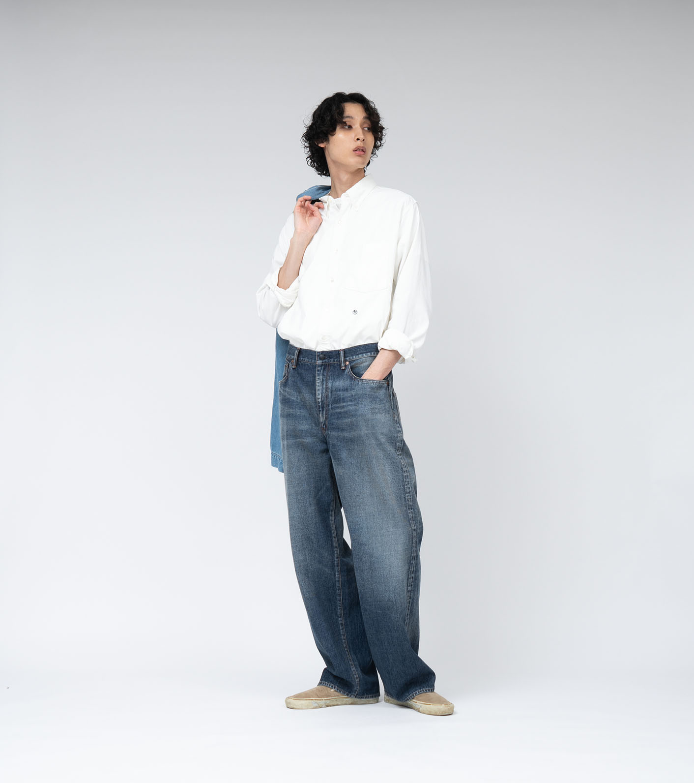 nanamica / Button Down Wind Shirt nanamica / Button Down Wind Shirt