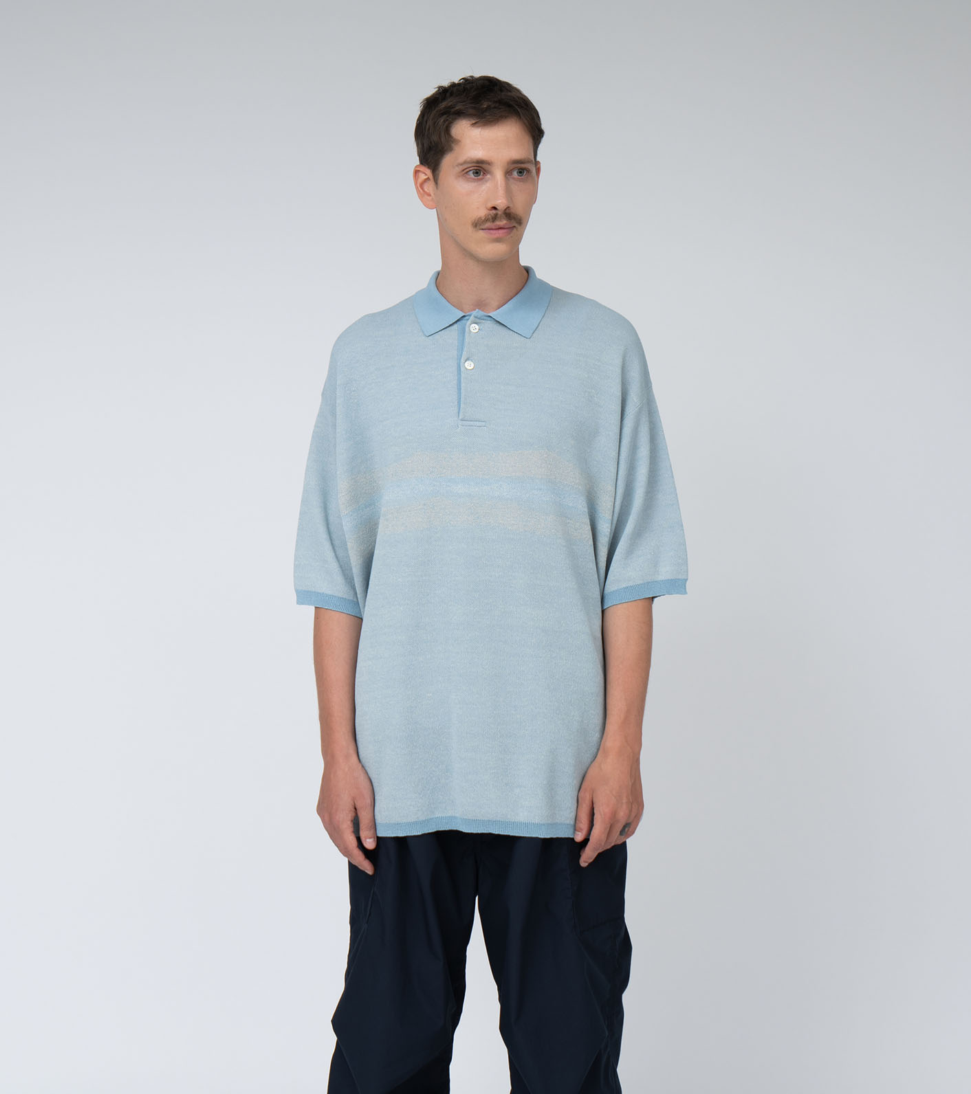ナナナナサーカ wide polo sweat top nanamica / Polo Sweater