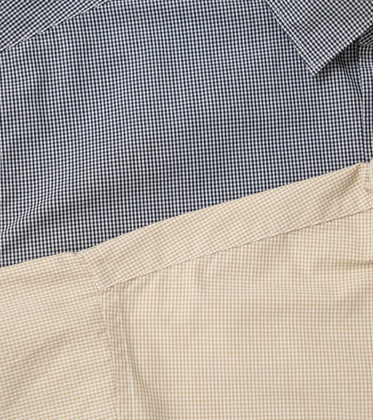 nanamica / Regular Collar Gingham Check Wind Shirt
