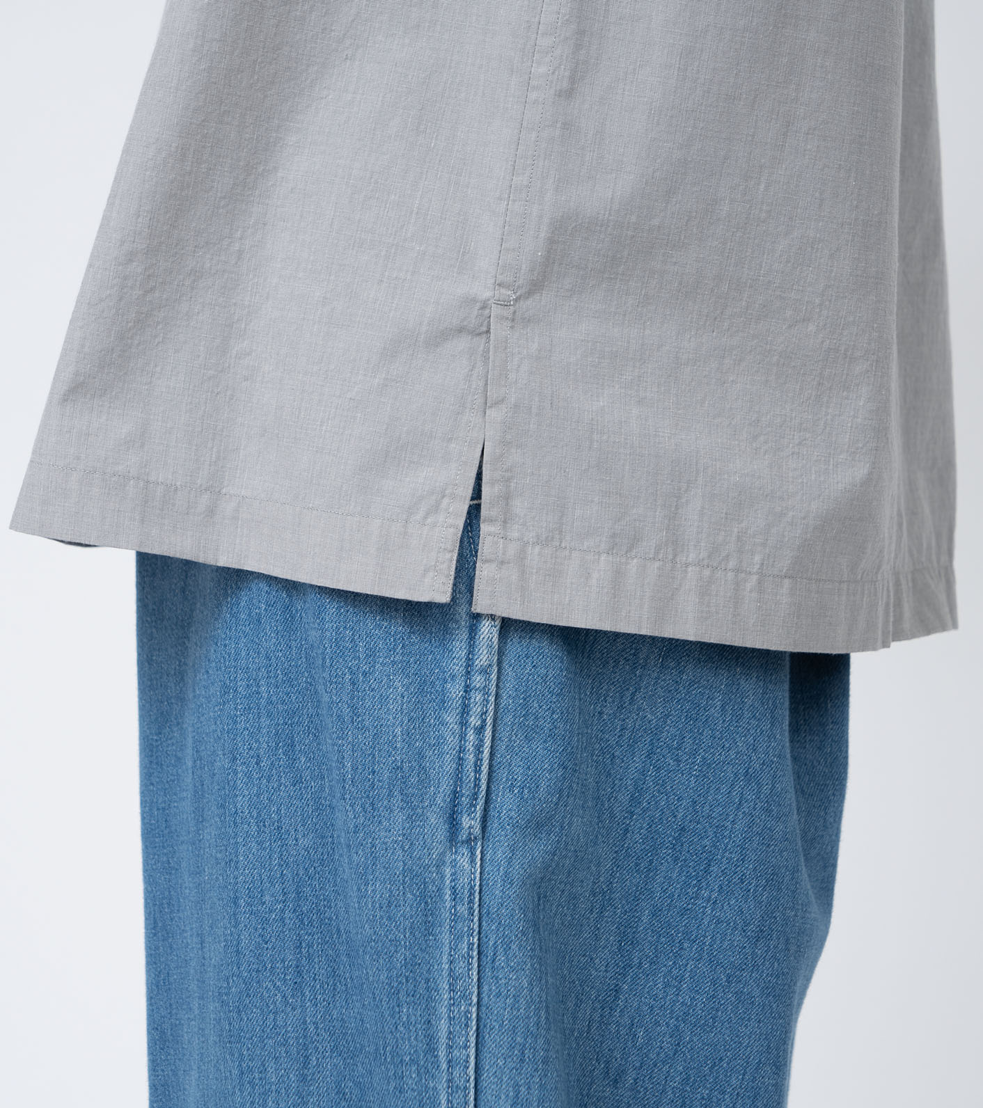 nanamica / Regular Collar End On End S/S Shirt