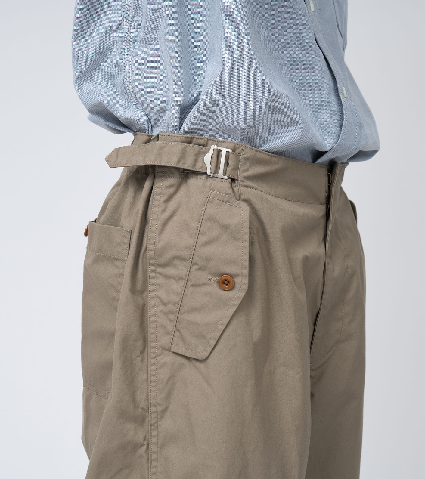 nanamica / Side Belt Wide Pants