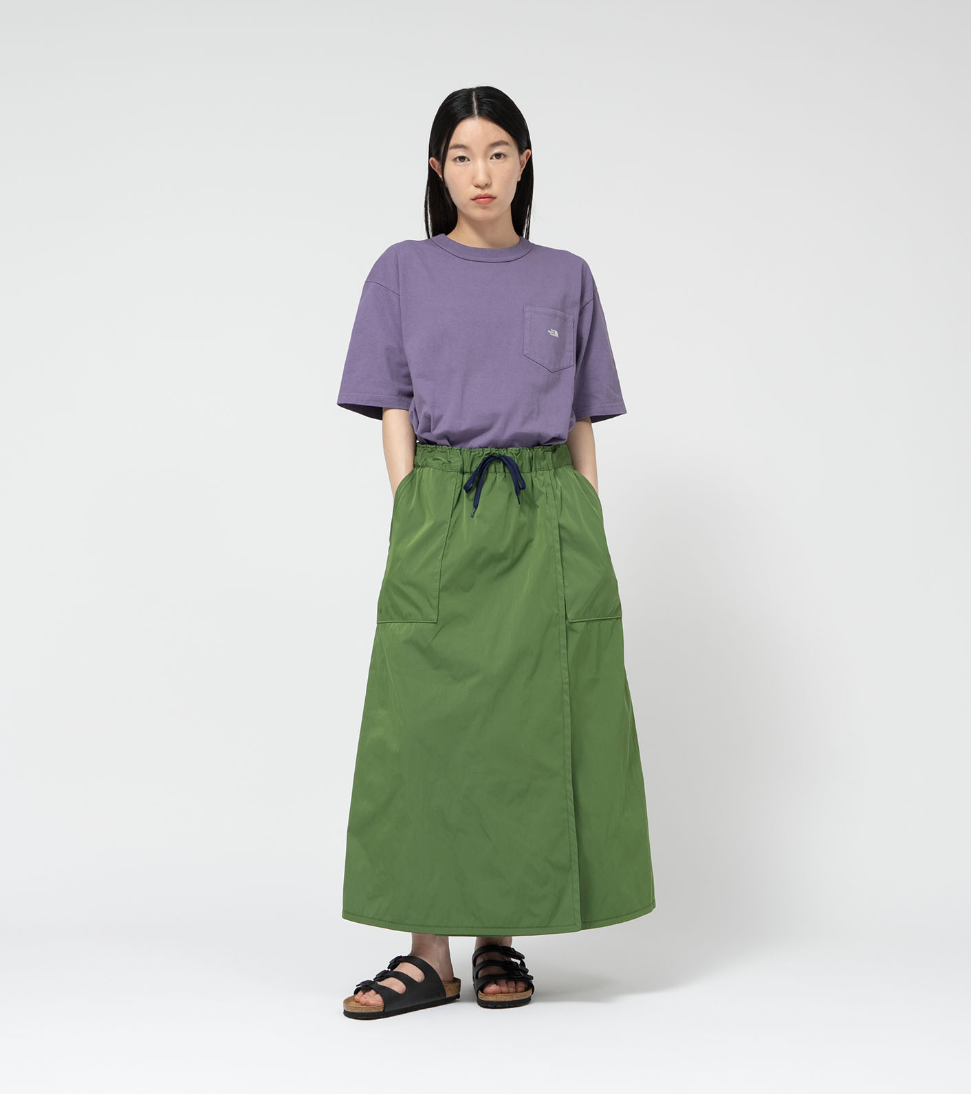 スカート Double-built Field Wrap Skirt N25SE039 BEAMS BOY（ビームス ボーイ）THE NORTH FACE PURPLE LABEL