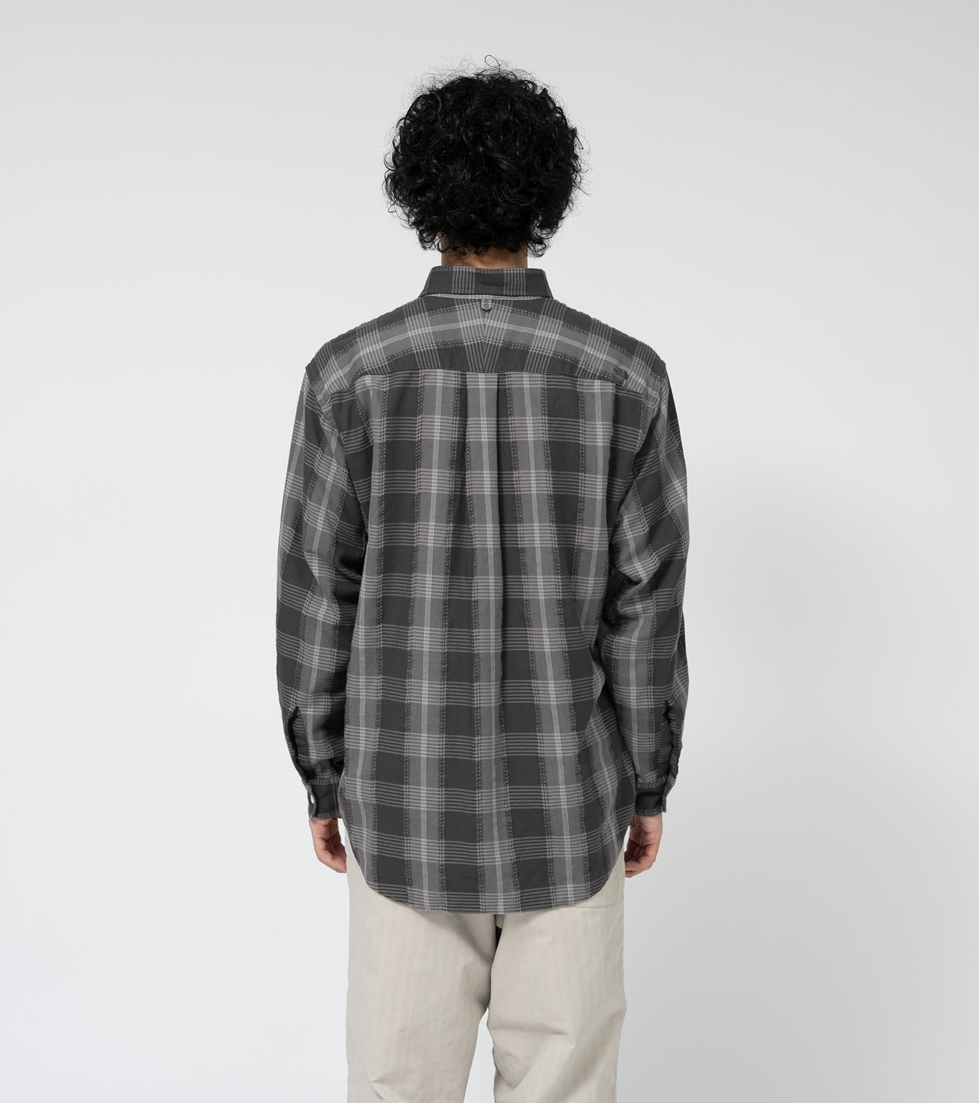 藍　紫 nanamica / Plaid Dobby Field Shirt
