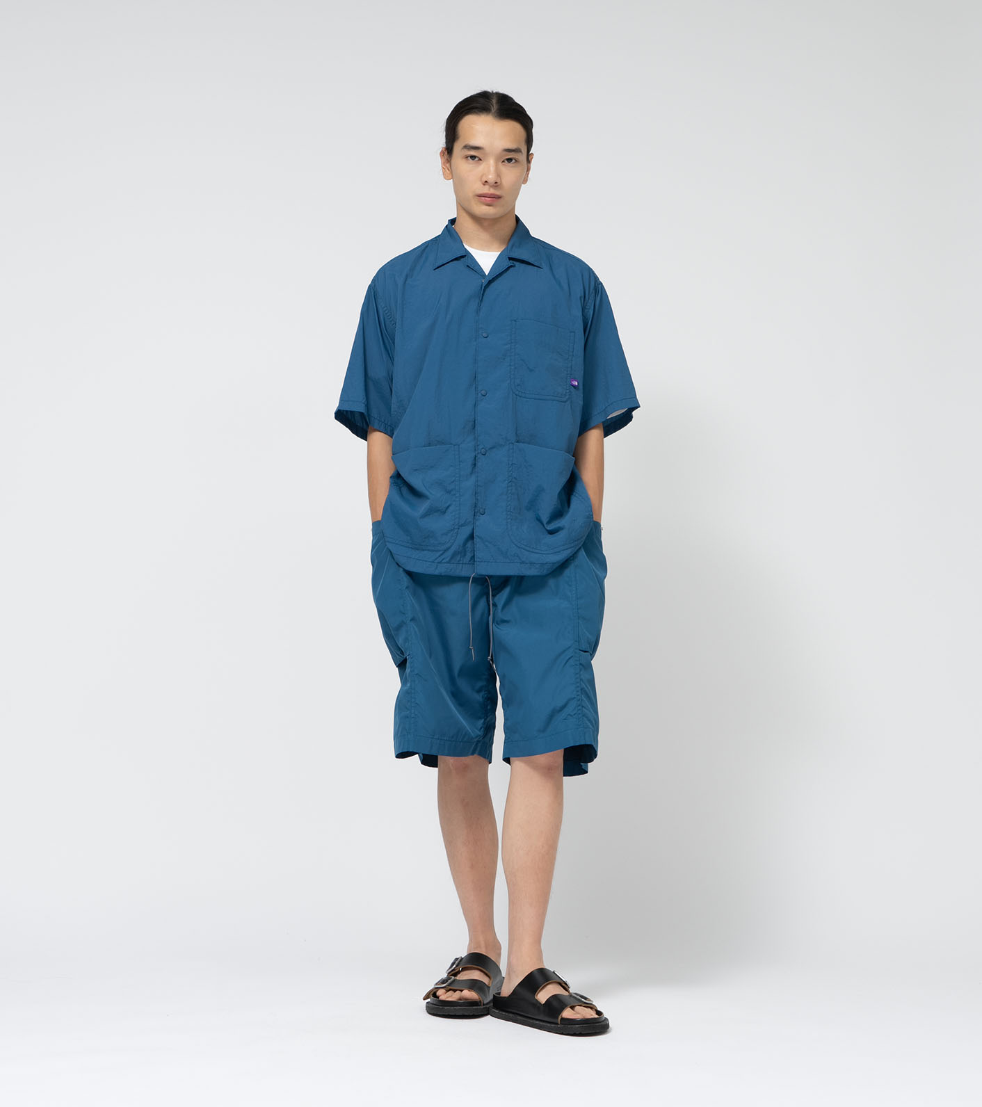 箔プリントロゴTシャツ≪手洗い可能／吸水速乾／接触冷感