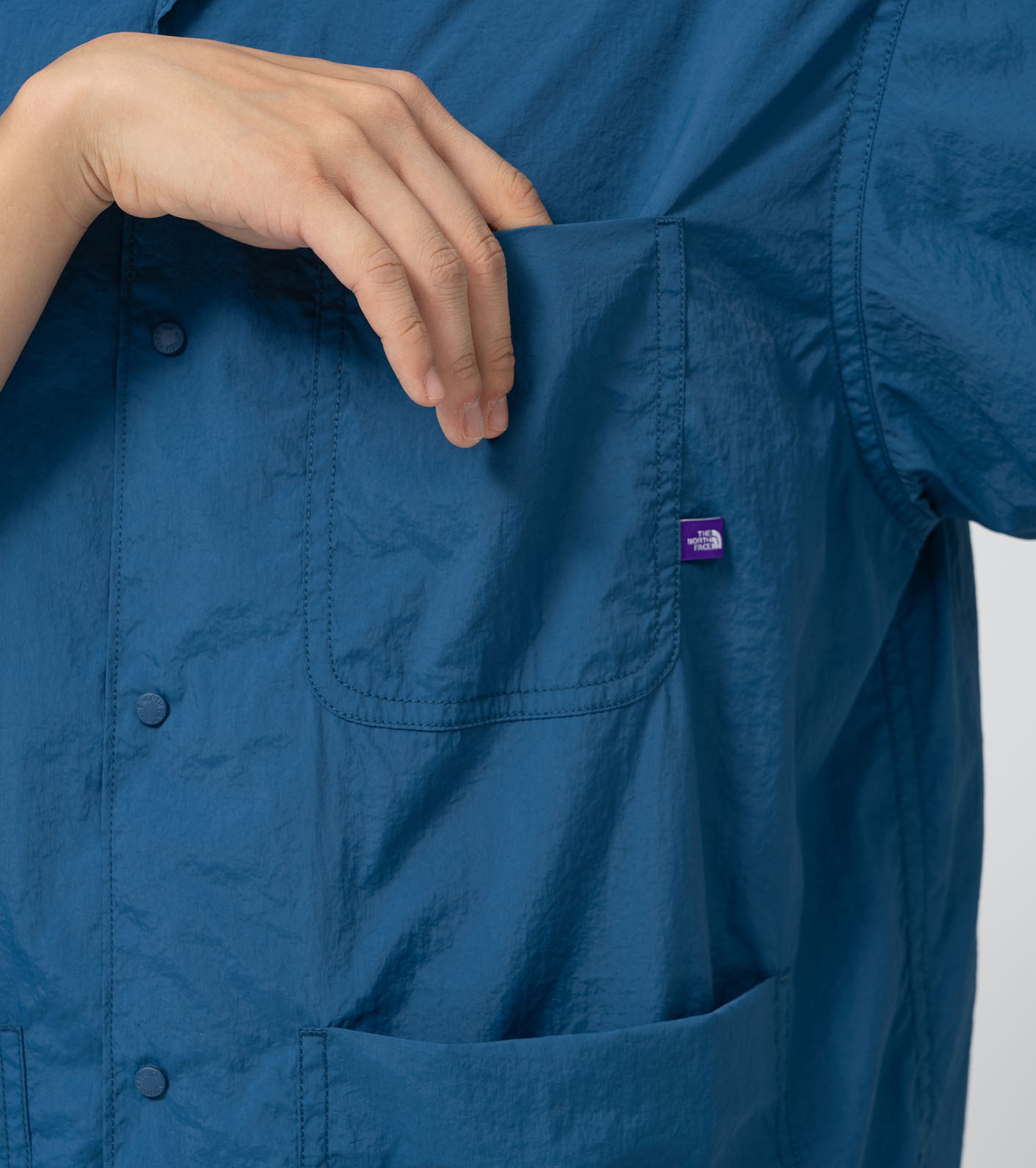 nanamica / Nylon Taffeta Field S/S Shirt