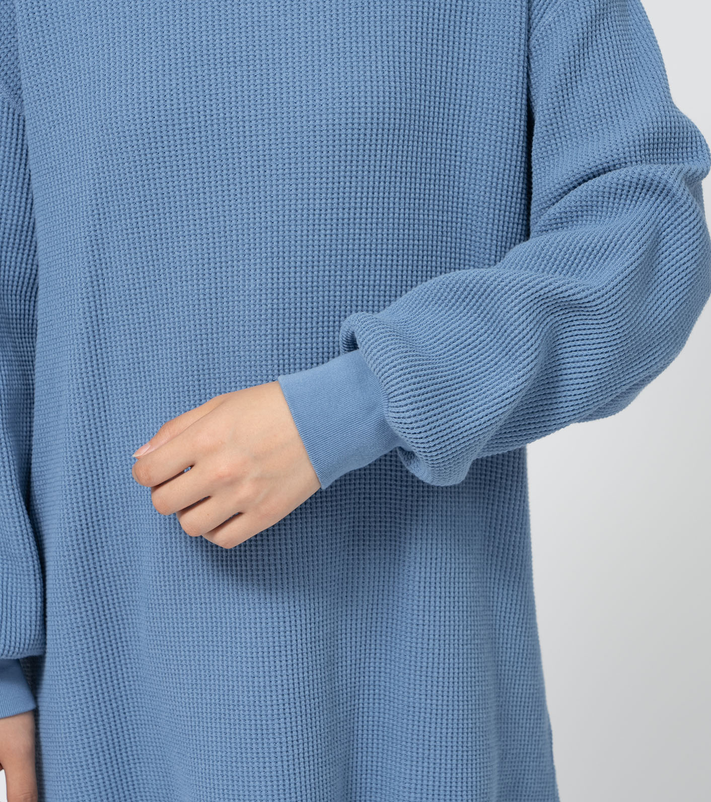 nanamica / Waffle Crewneck Long Tee