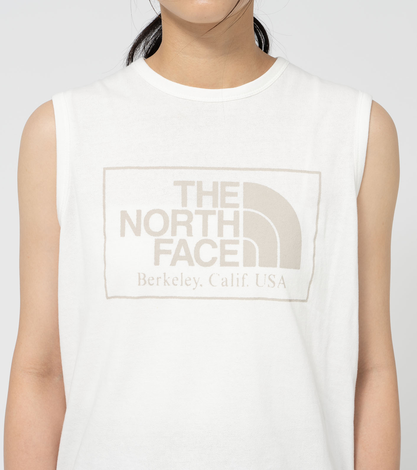 TSベージュ nanamica / Micro French Terry Sleeveless Tee