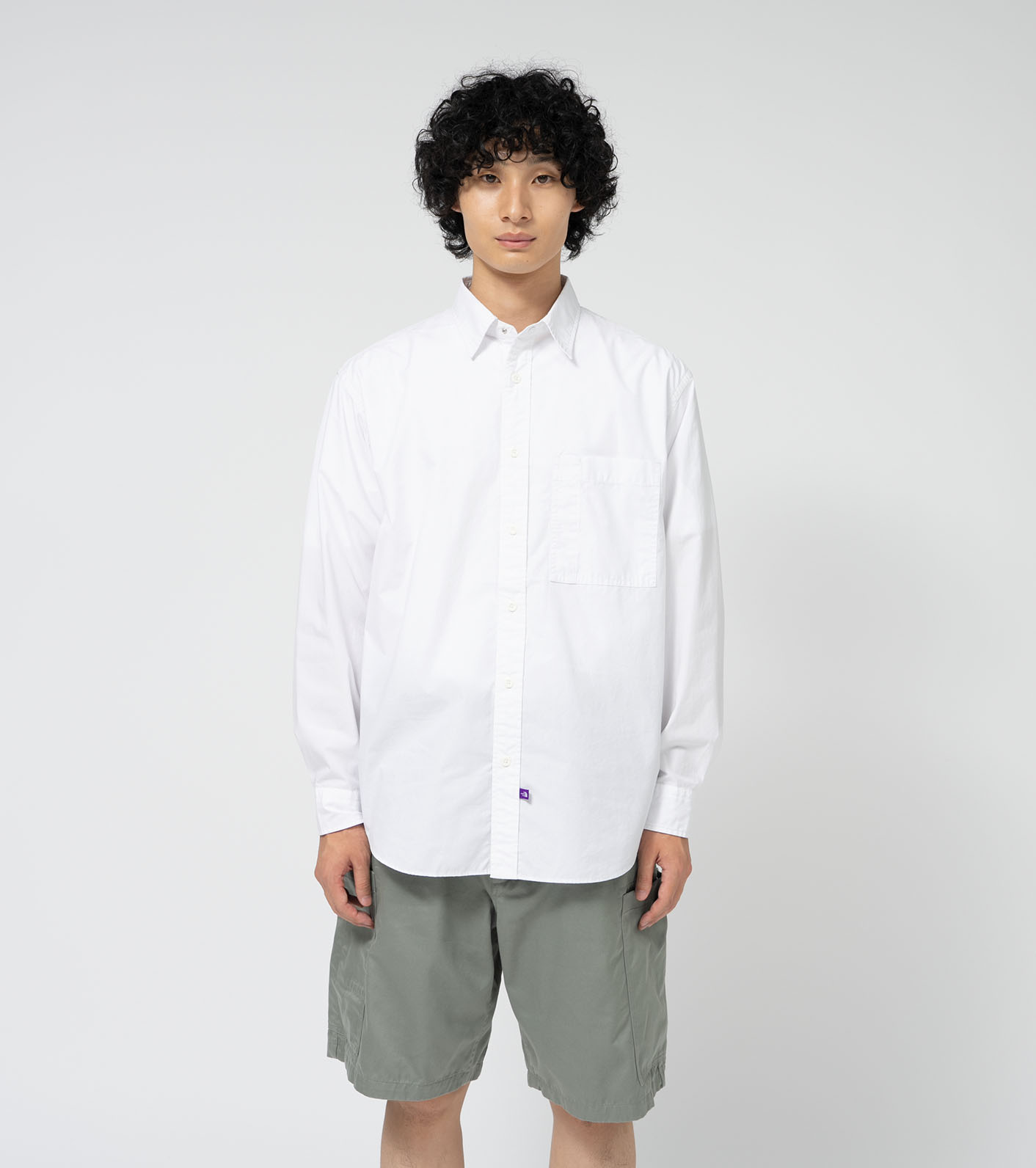 送料無料 店舗 nanamica Shirt Field Collar Regular / 長袖シャツ