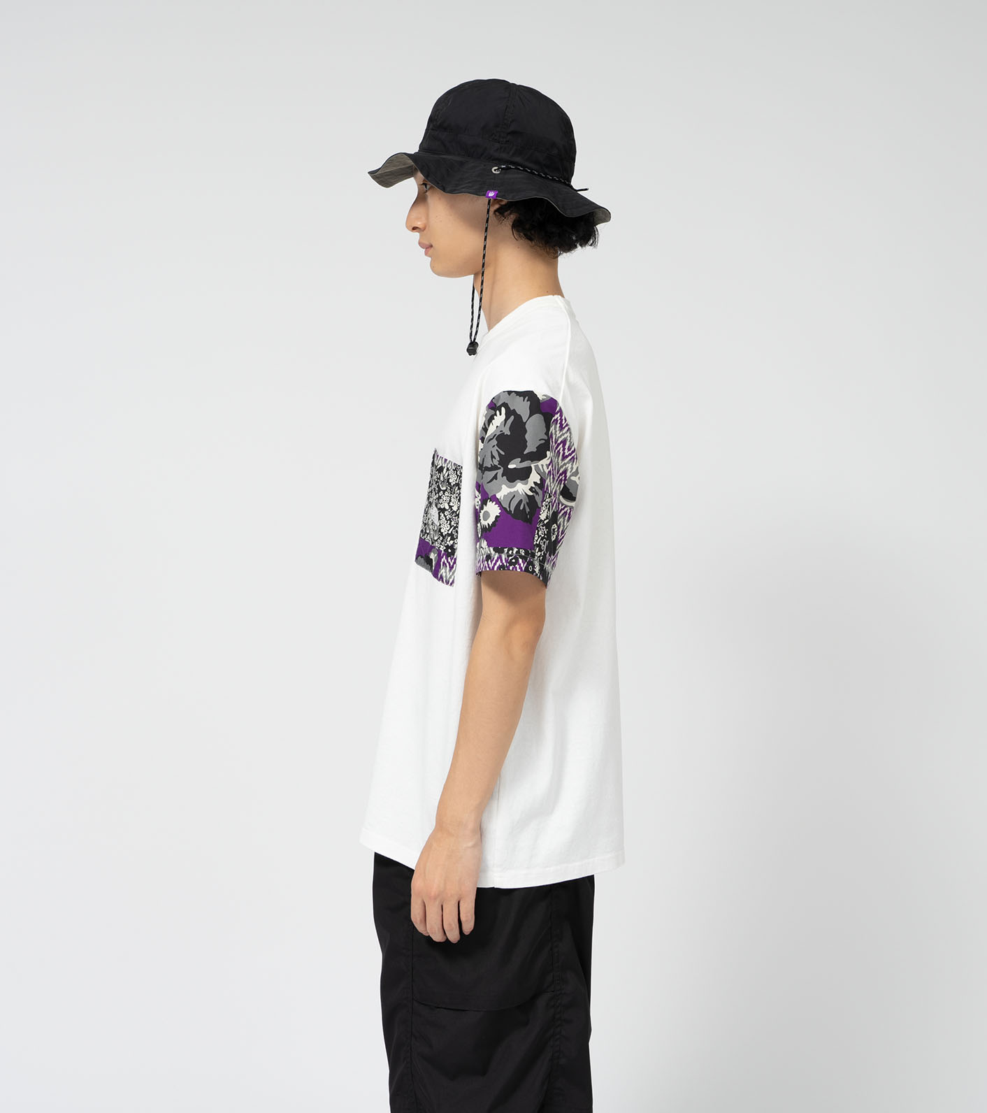 nanamica / Flower Printed Field Tee