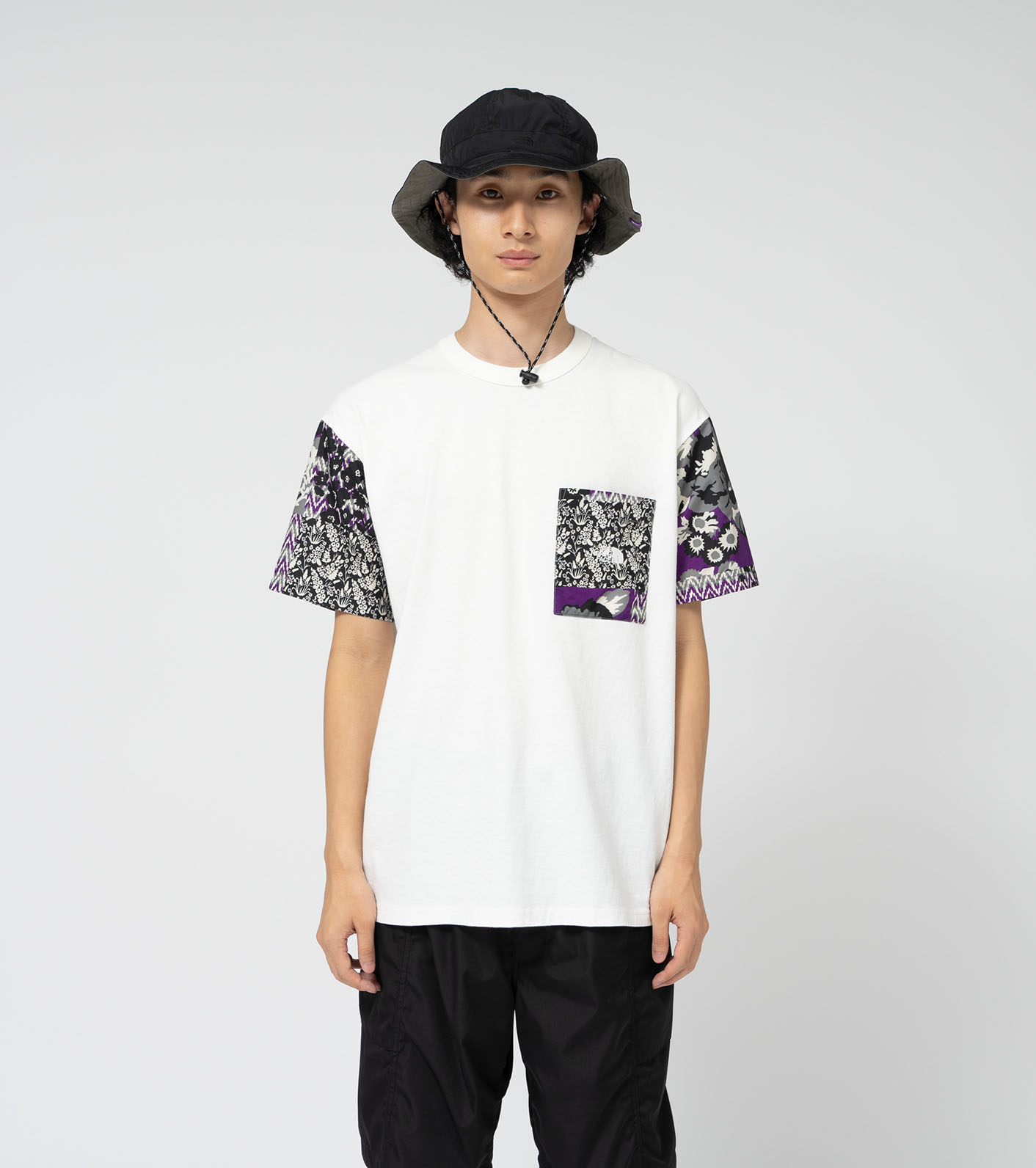 nanamica / Flower Printed Field Tee