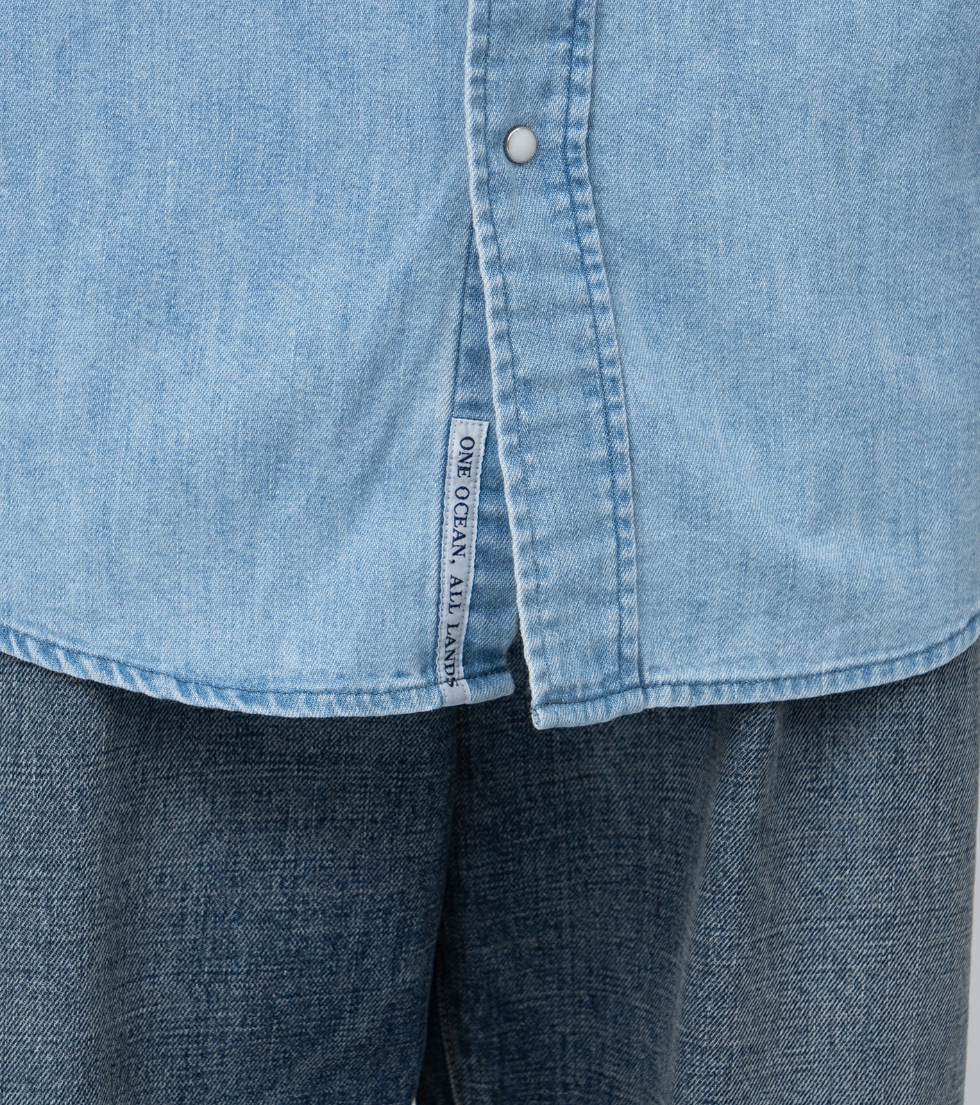 THE NORTH FACE ライトデニム シャツ ナナミカ ノースフェイス nanamica / Regular Collar Light Denim Shirt