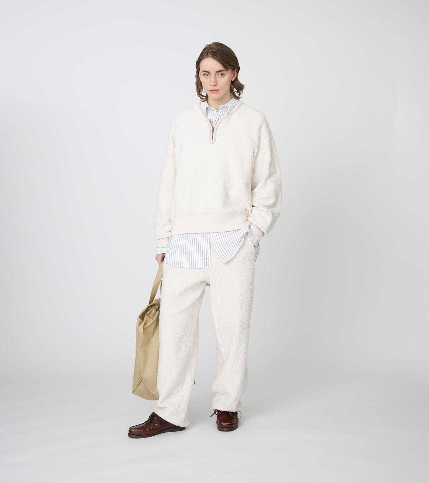 nanamica / Reversible Half Zip Sweat
